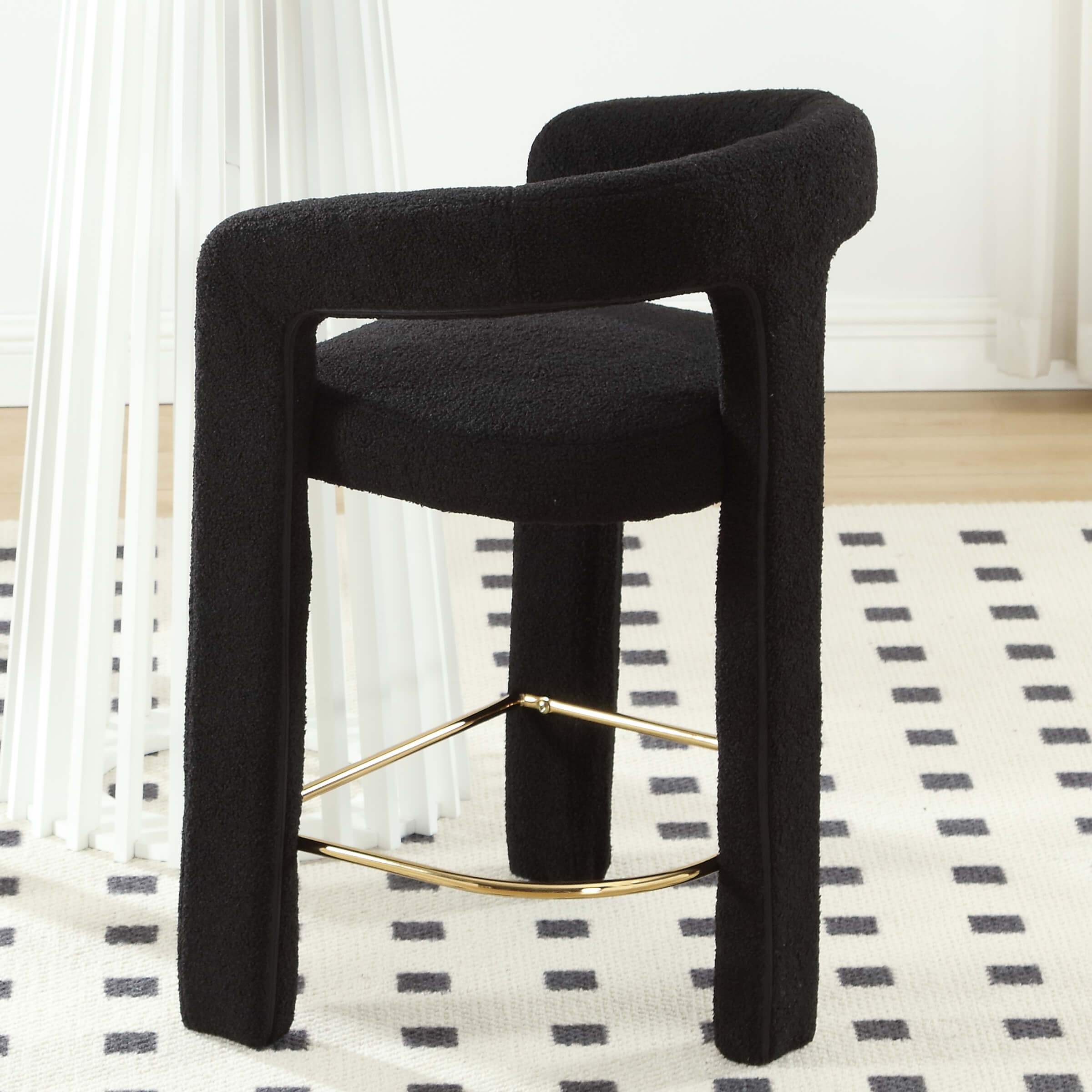 CIMOTA Open Back Counter Stools 1 PCS - 55011CS