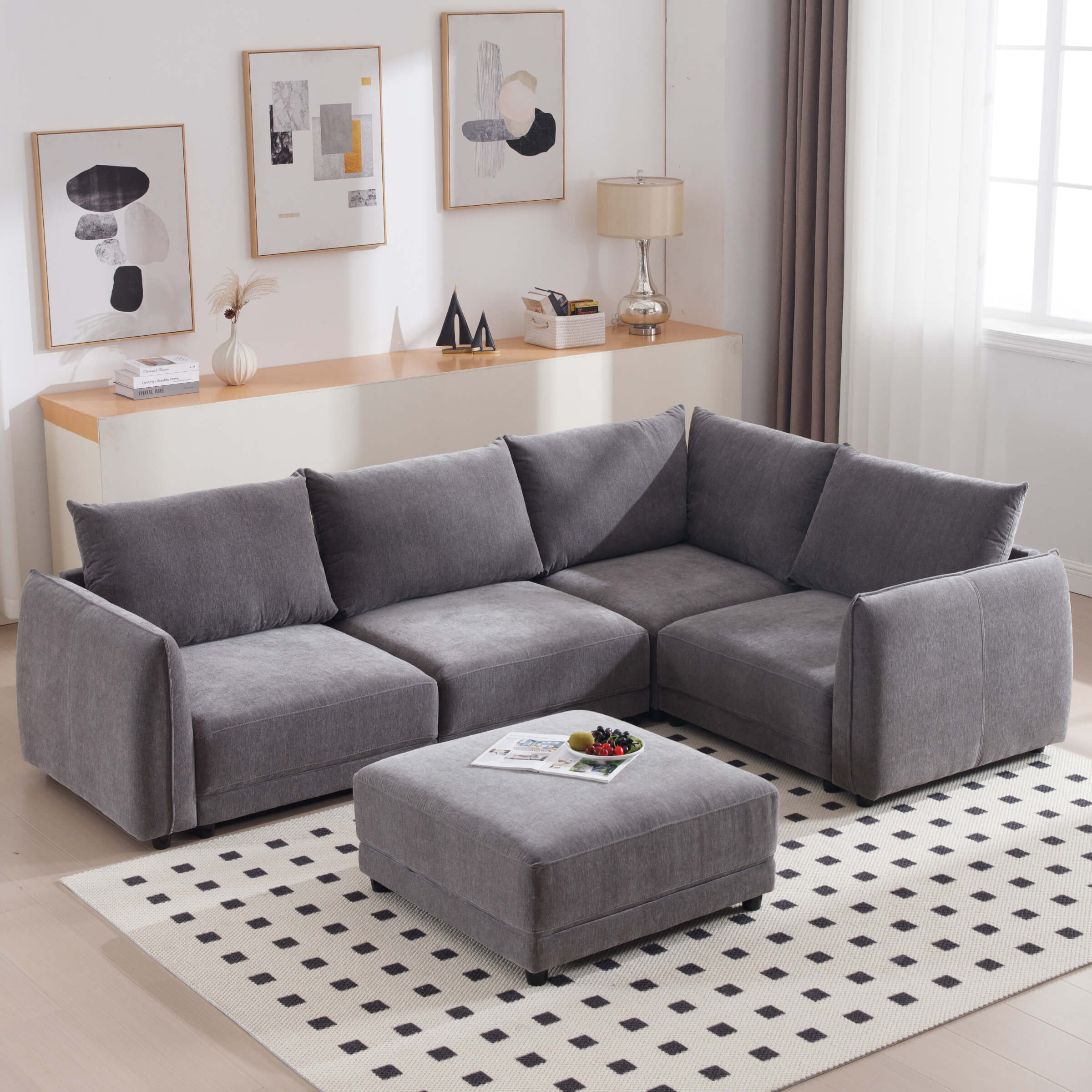 EALSON Oversized Cloud Modular Sectional Sofa - 1020SF