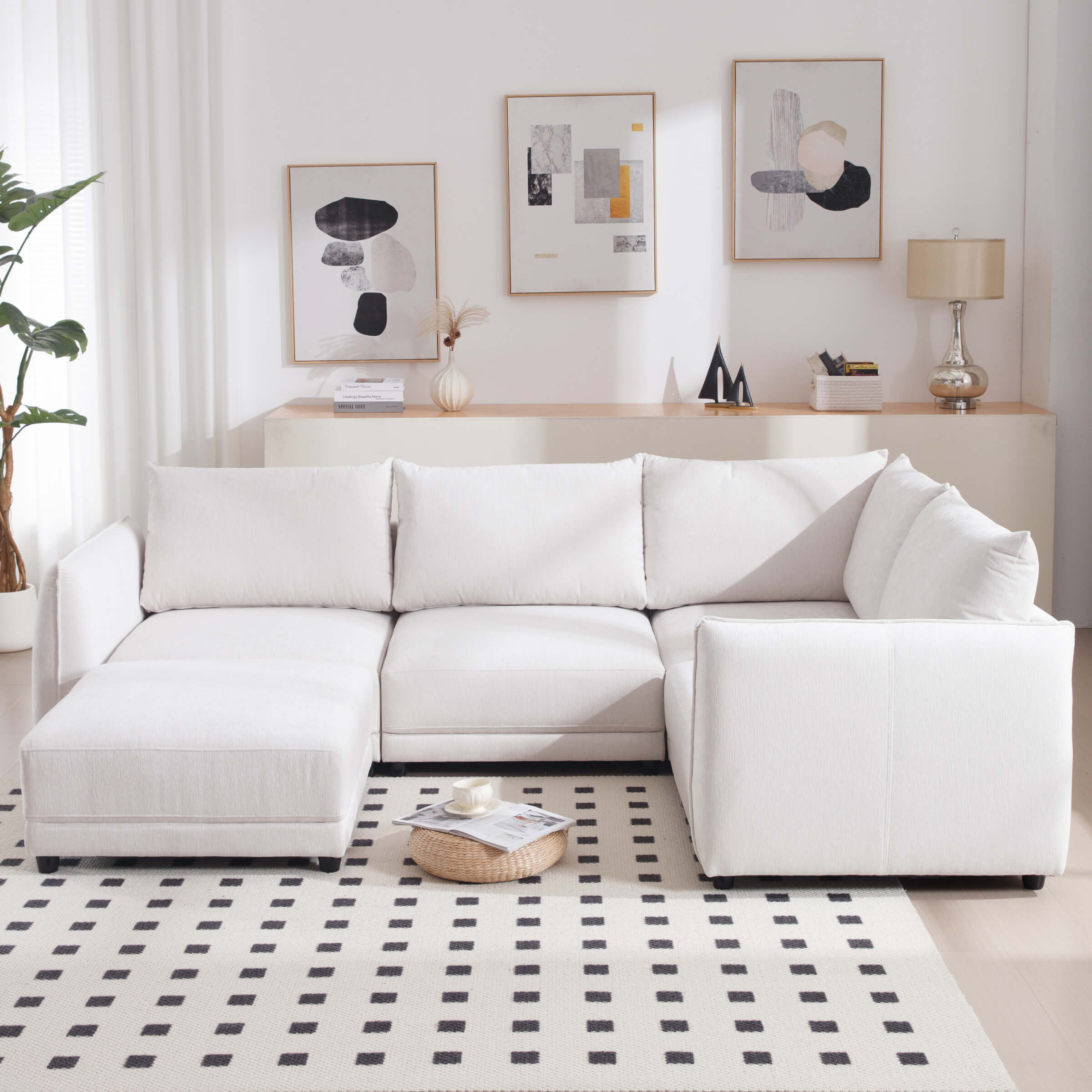 EALSON Oversized Cloud Modular Sectional Sofa - 1020SF