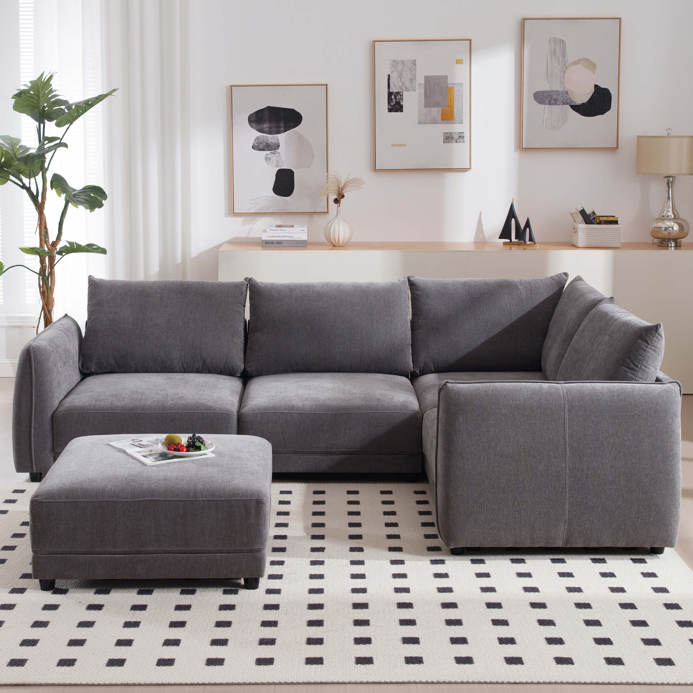 EALSON Oversized Cloud Modular Sectional Sofa - 1020SF