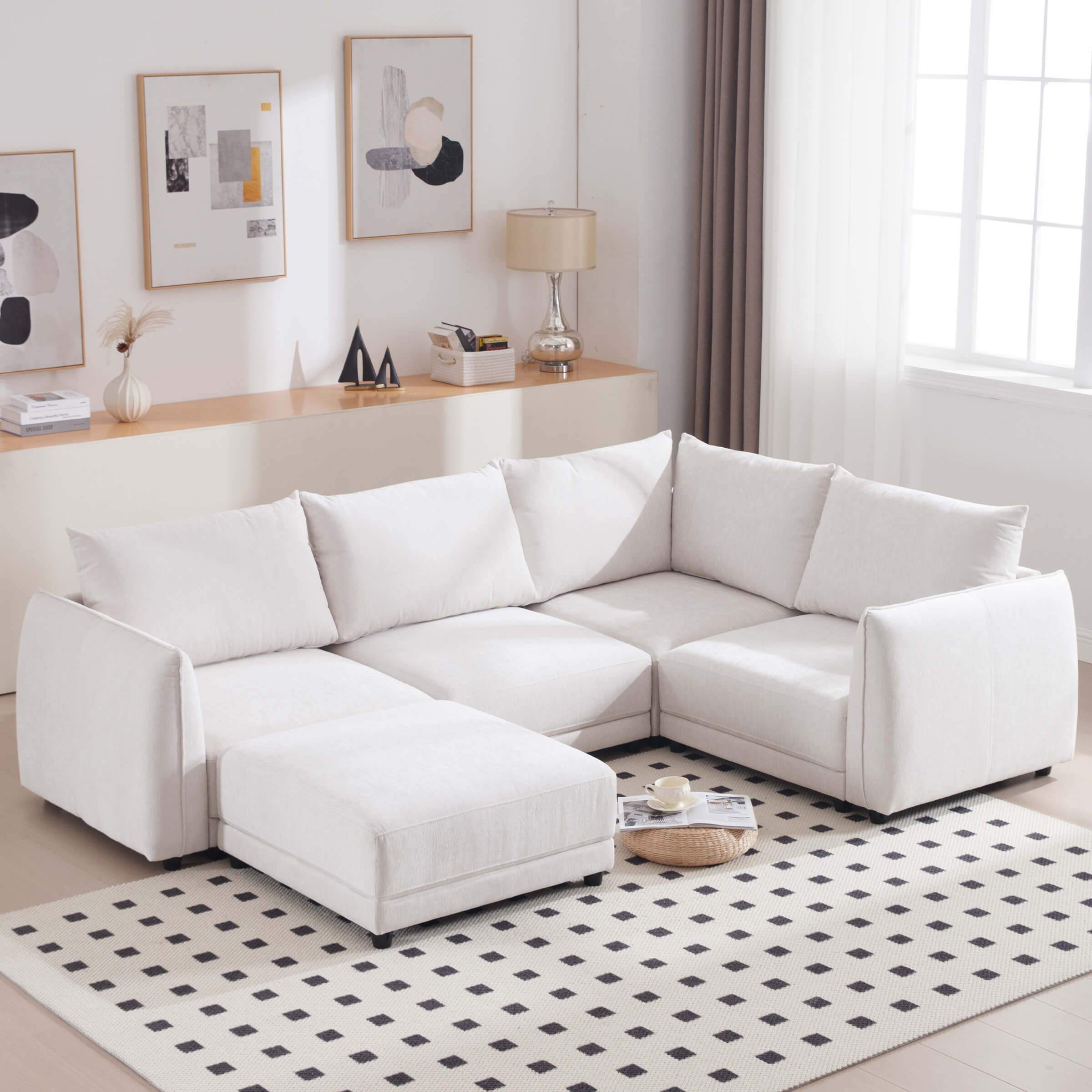 EALSON Oversized Cloud Modular Sectional Sofa - 1020SF