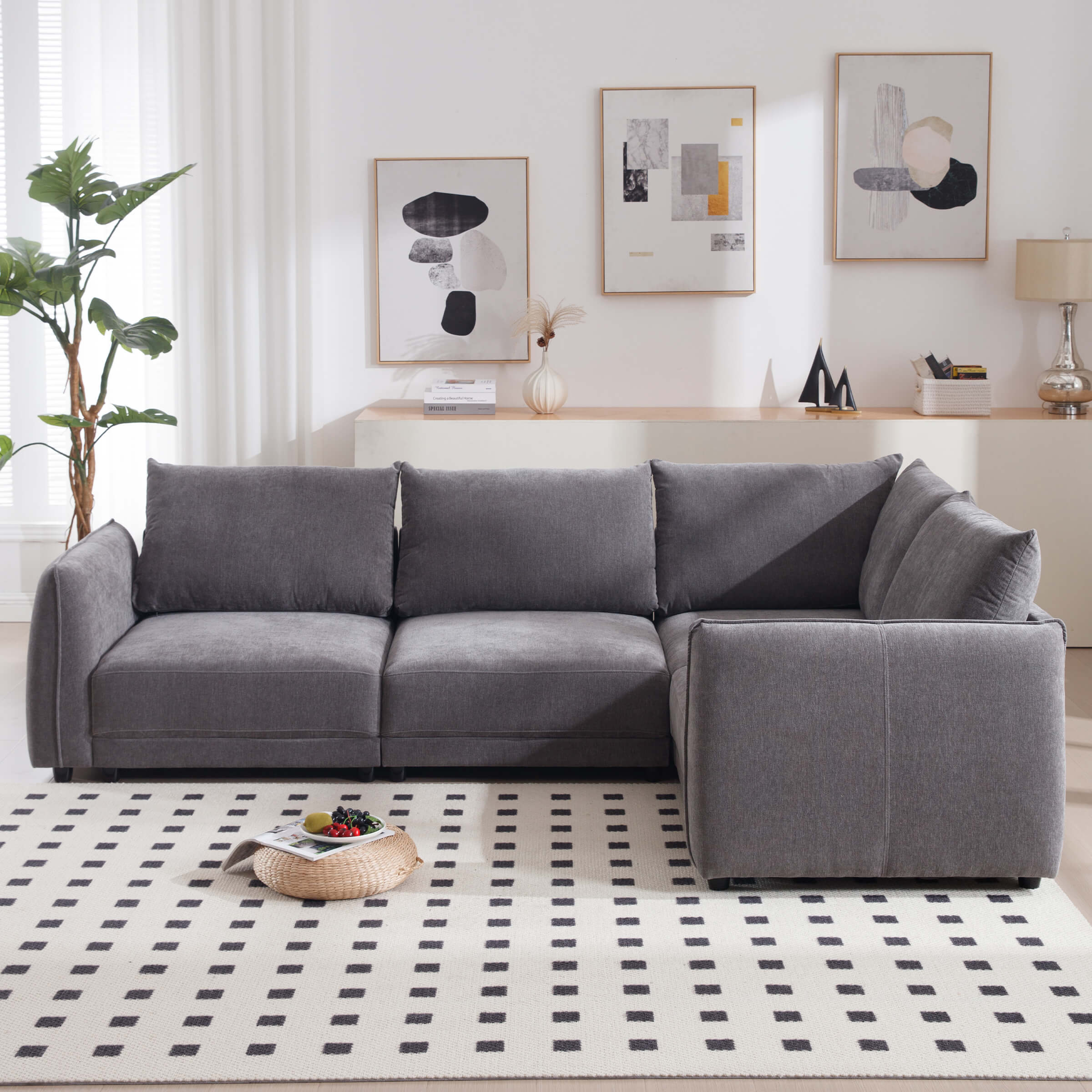 EALSON Oversized Cloud Modular Sectional Sofa - 1020SF