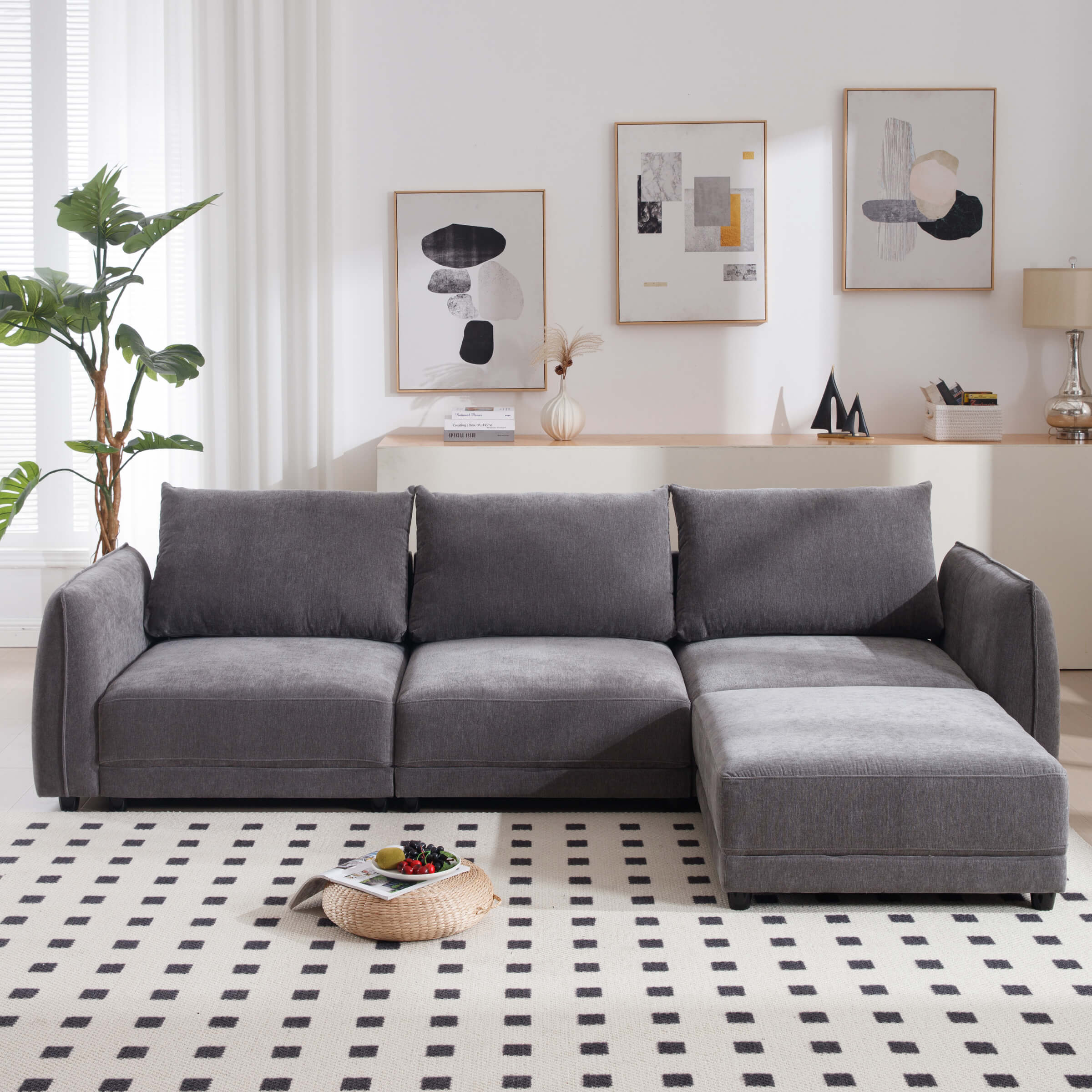 EALSON Oversized Cloud Modular Sectional Sofa - 1020SF