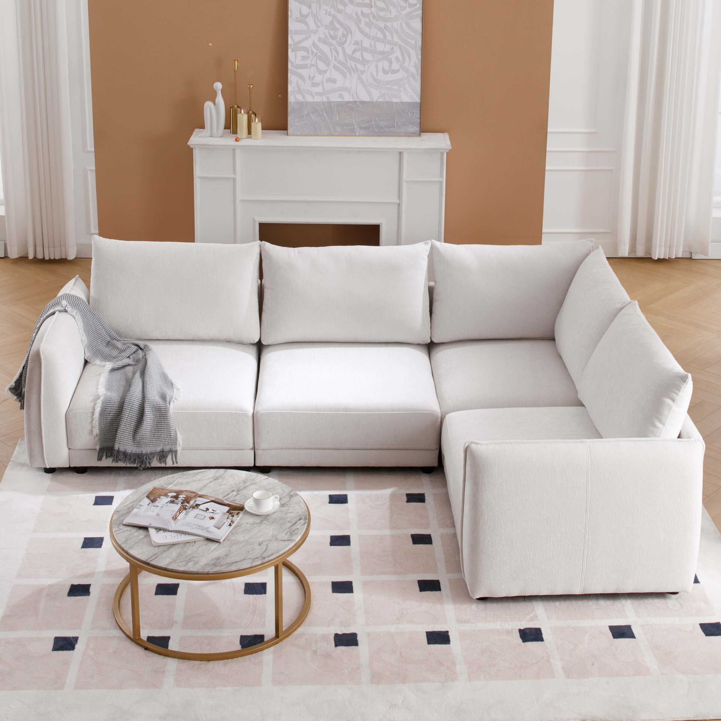 EALSON Oversized Cloud Modular Sectional Sofa - 1020SF