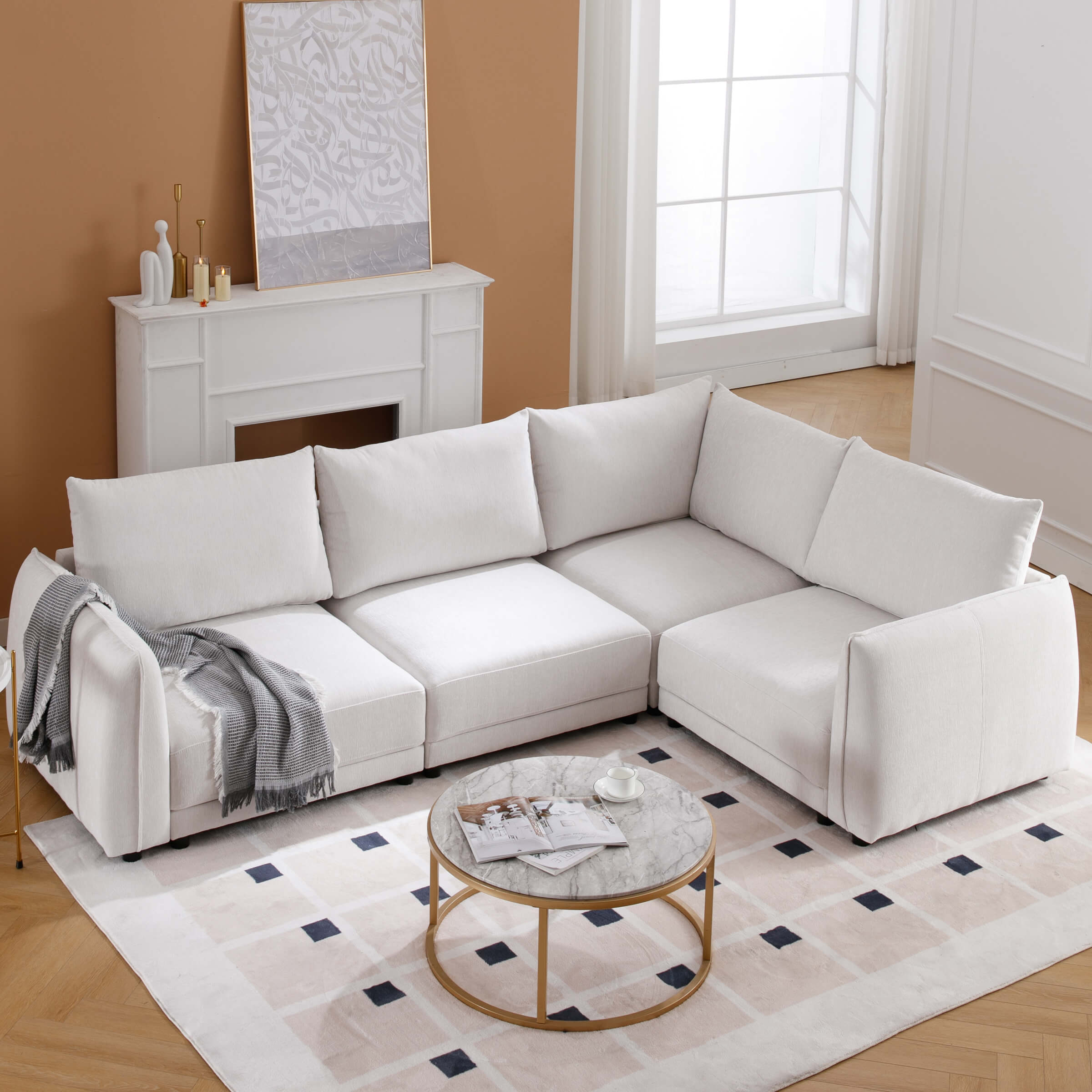 EALSON Oversized Cloud Modular Sectional Sofa - 1020SF