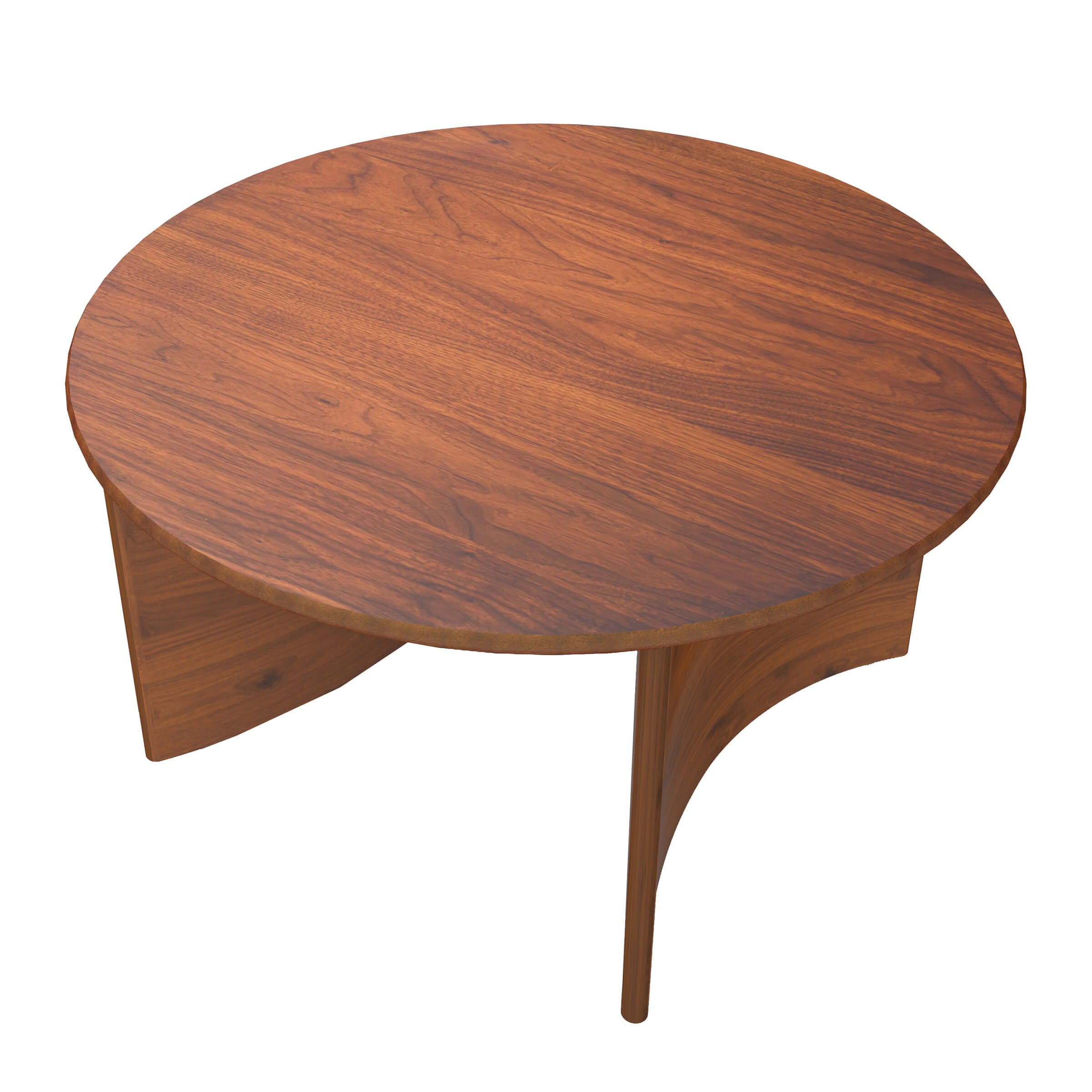 CIMOTA Round Coffee Table with Curved Base - X0061CT