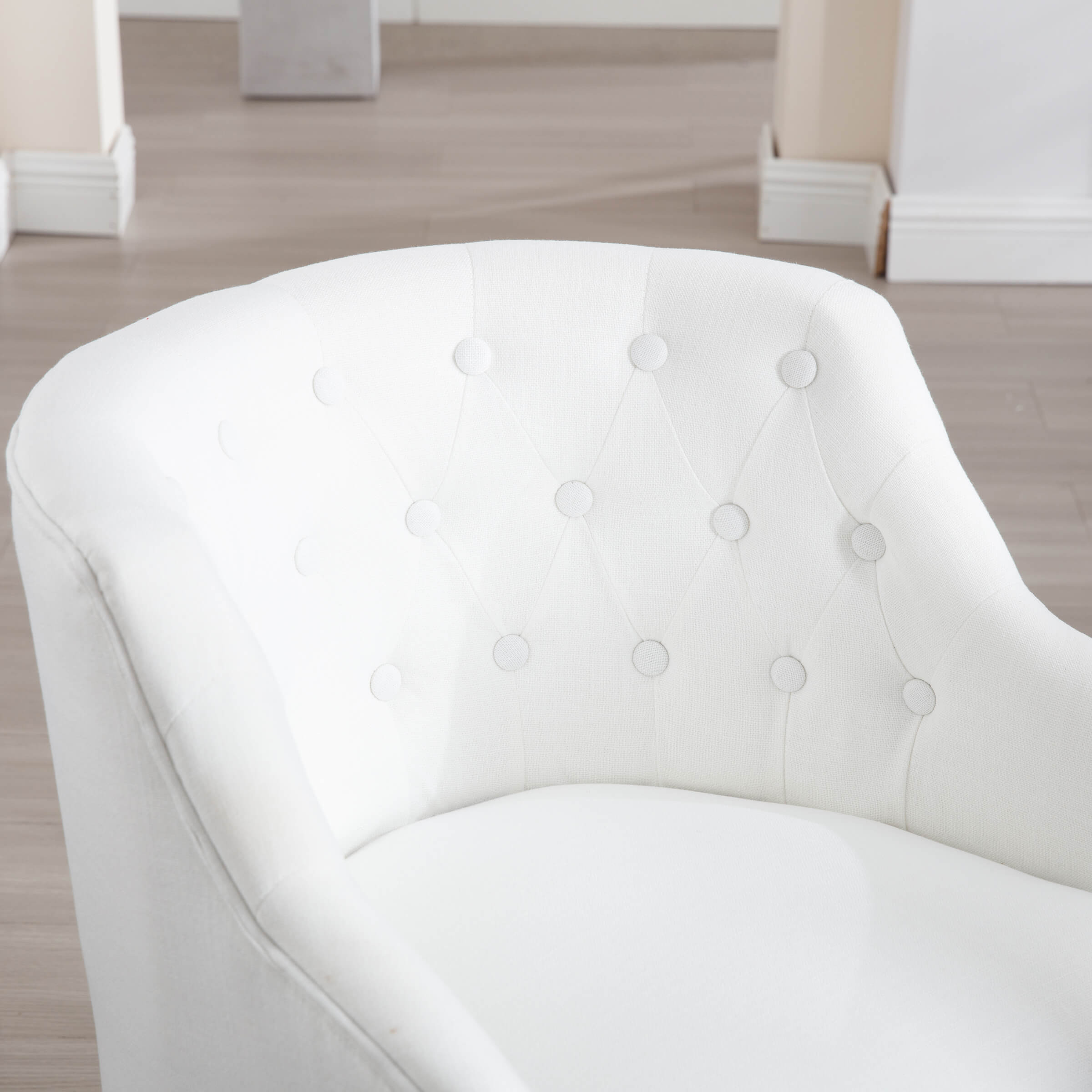 CIMOTA Upholstered Cushion Mid-Century Tufted Dining Chairs Set of 2 - 8327