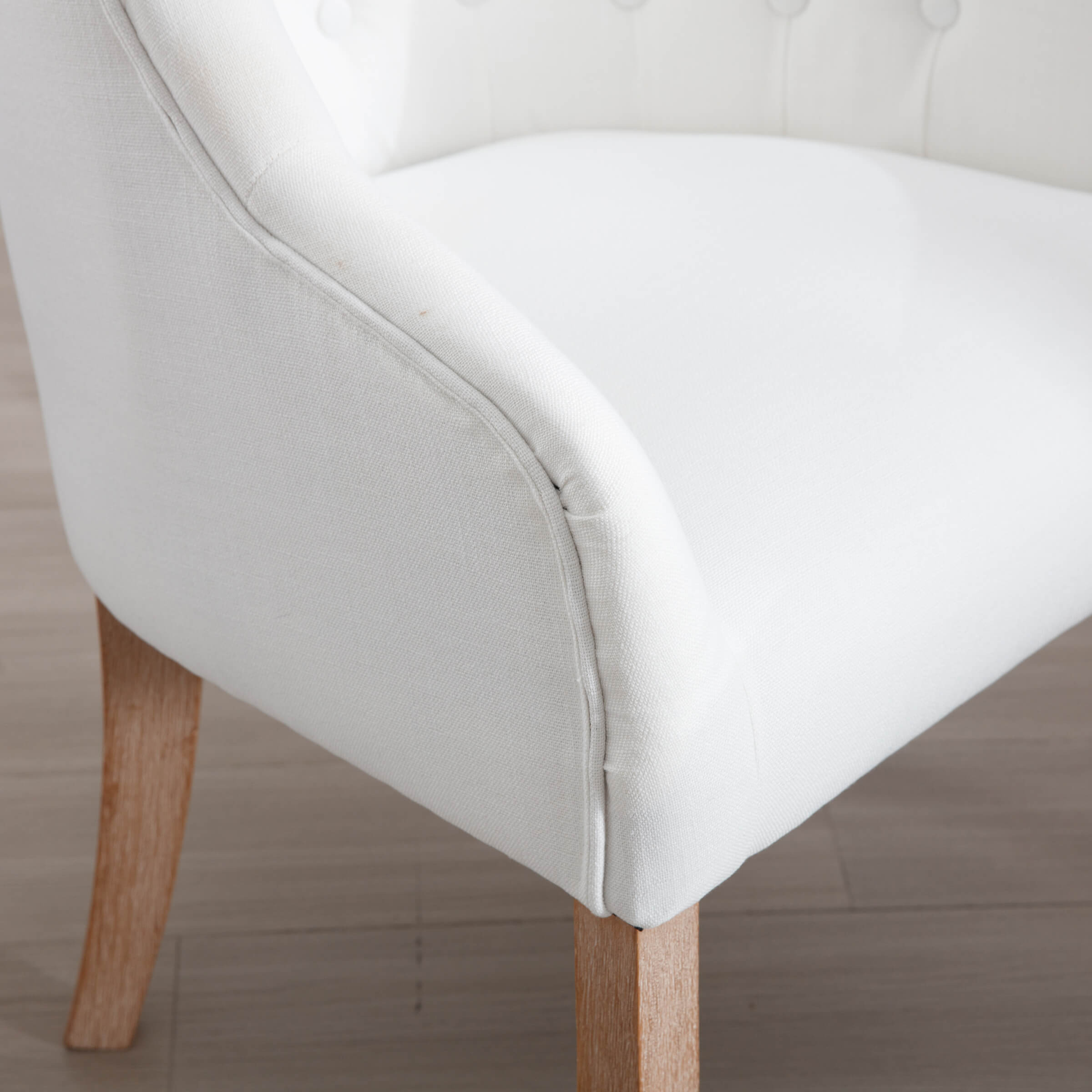 CIMOTA Upholstered Cushion Mid-Century Tufted Dining Chairs Set of 2 - 8327