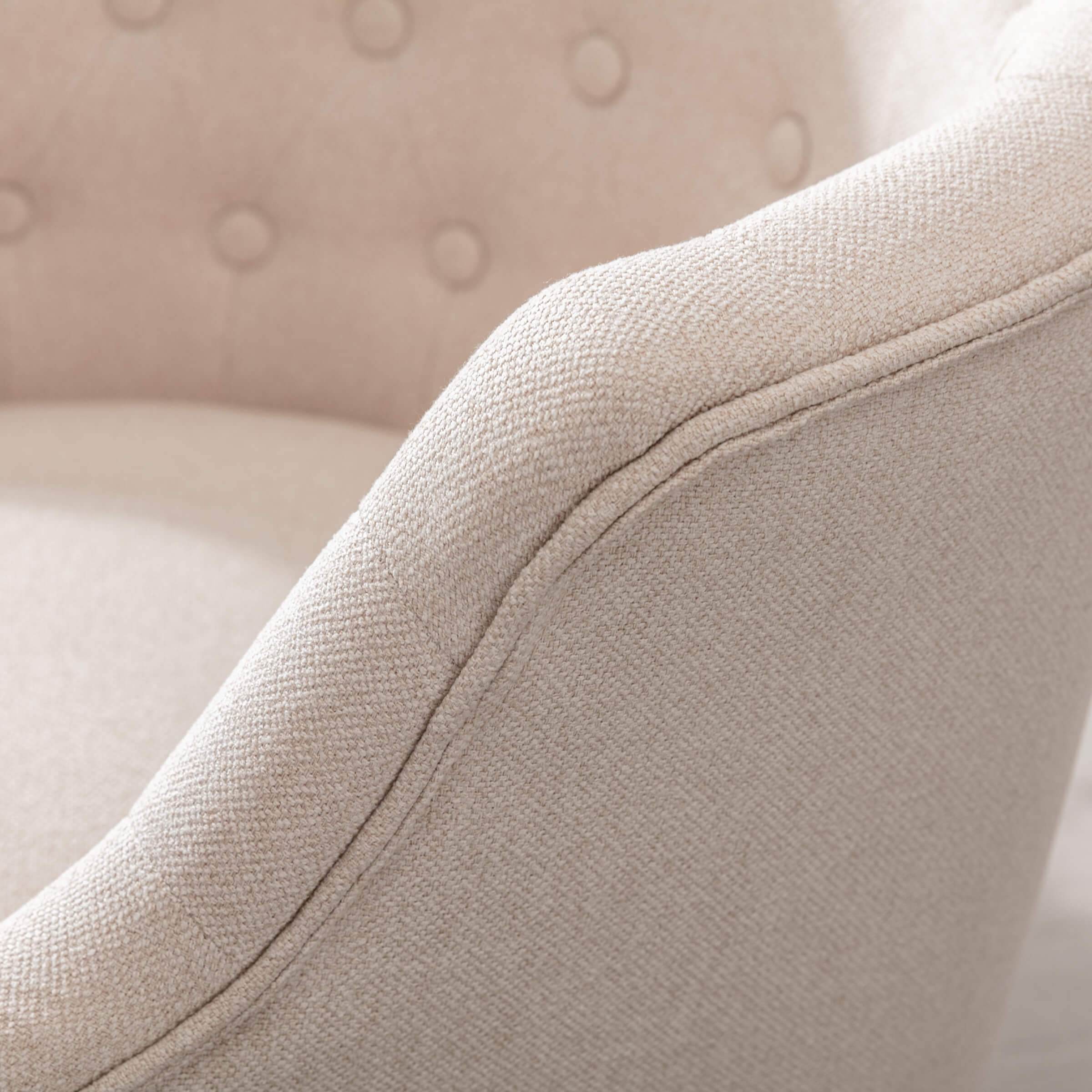 CIMOTA Upholstered Cushion Mid-Century Tufted Dining Chairs Set of 2 - 8327