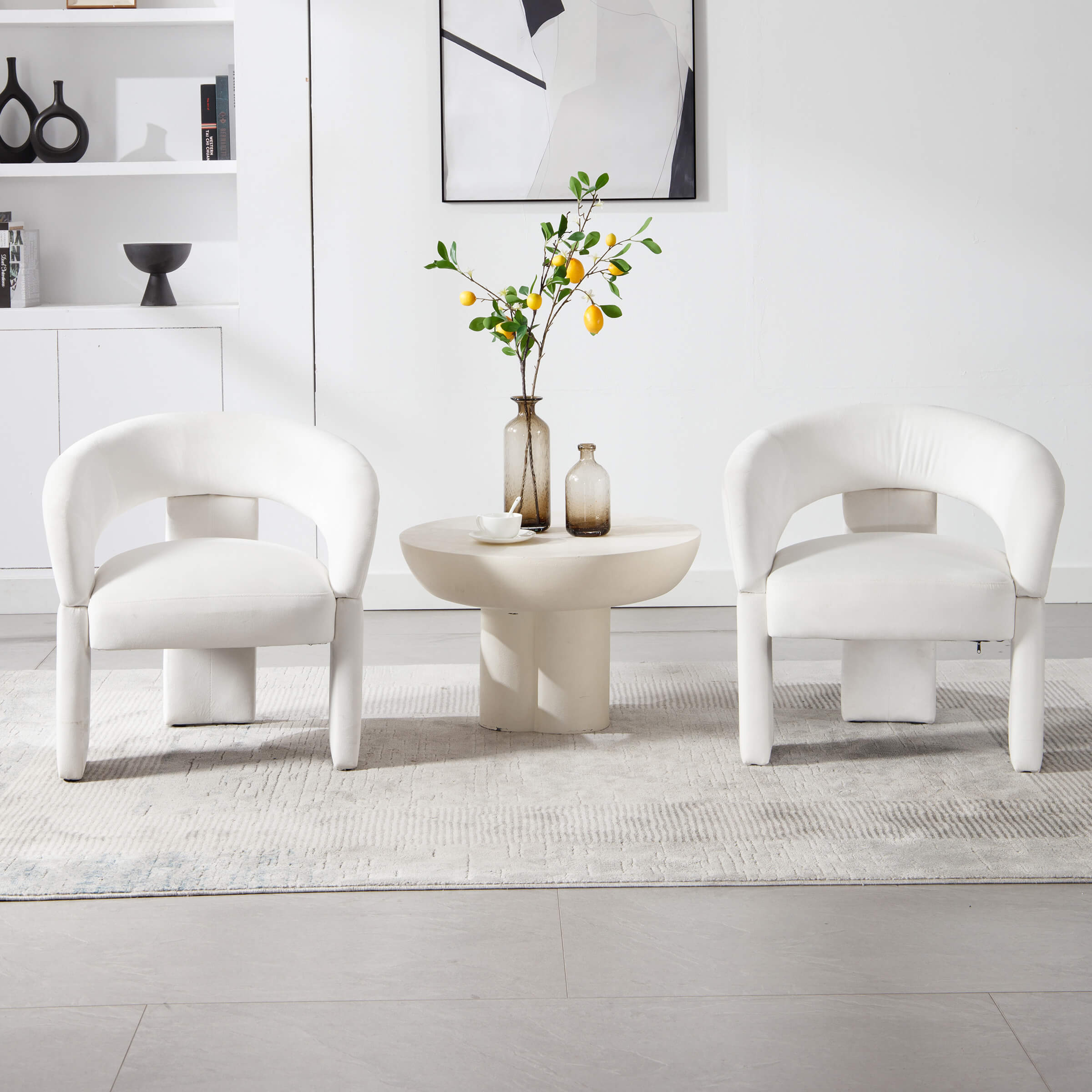 Accent Chair With Round Back - 3957AC