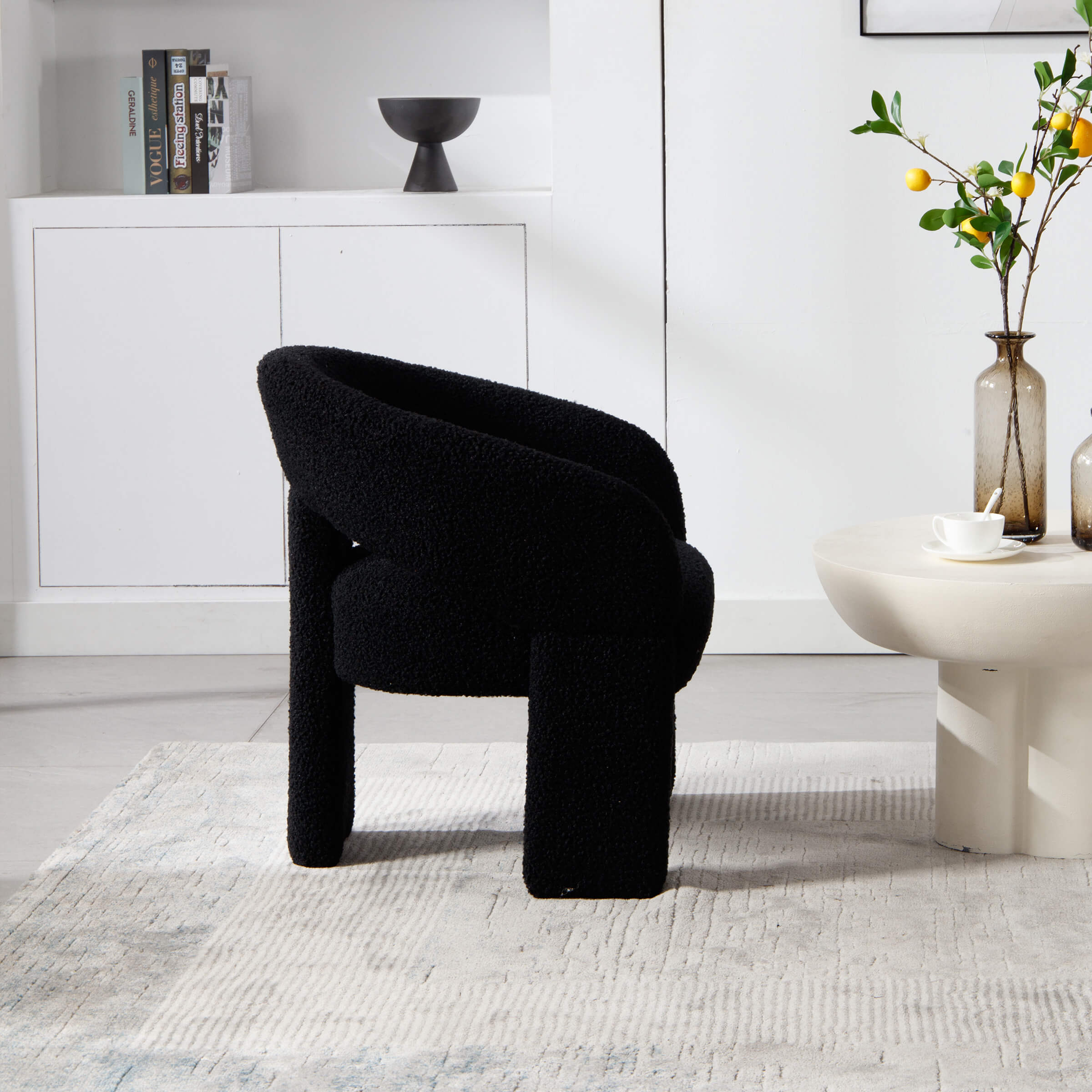 Accent Chair With Round Back - 3957AC