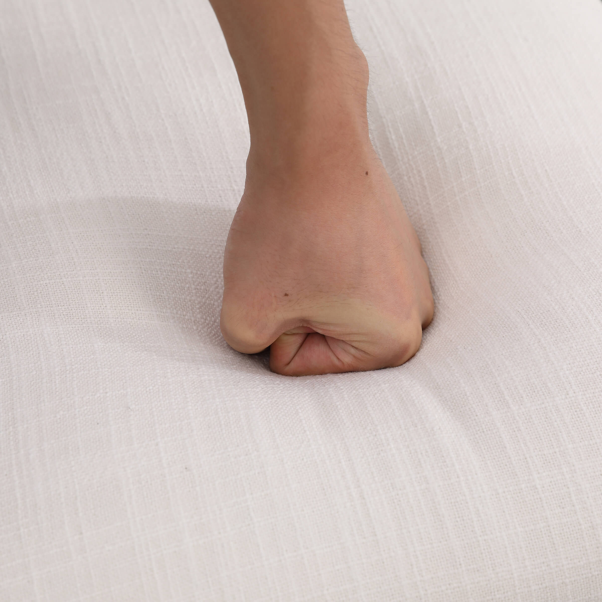 Beige Linen Bar Stools Set of 2 - 5816CS