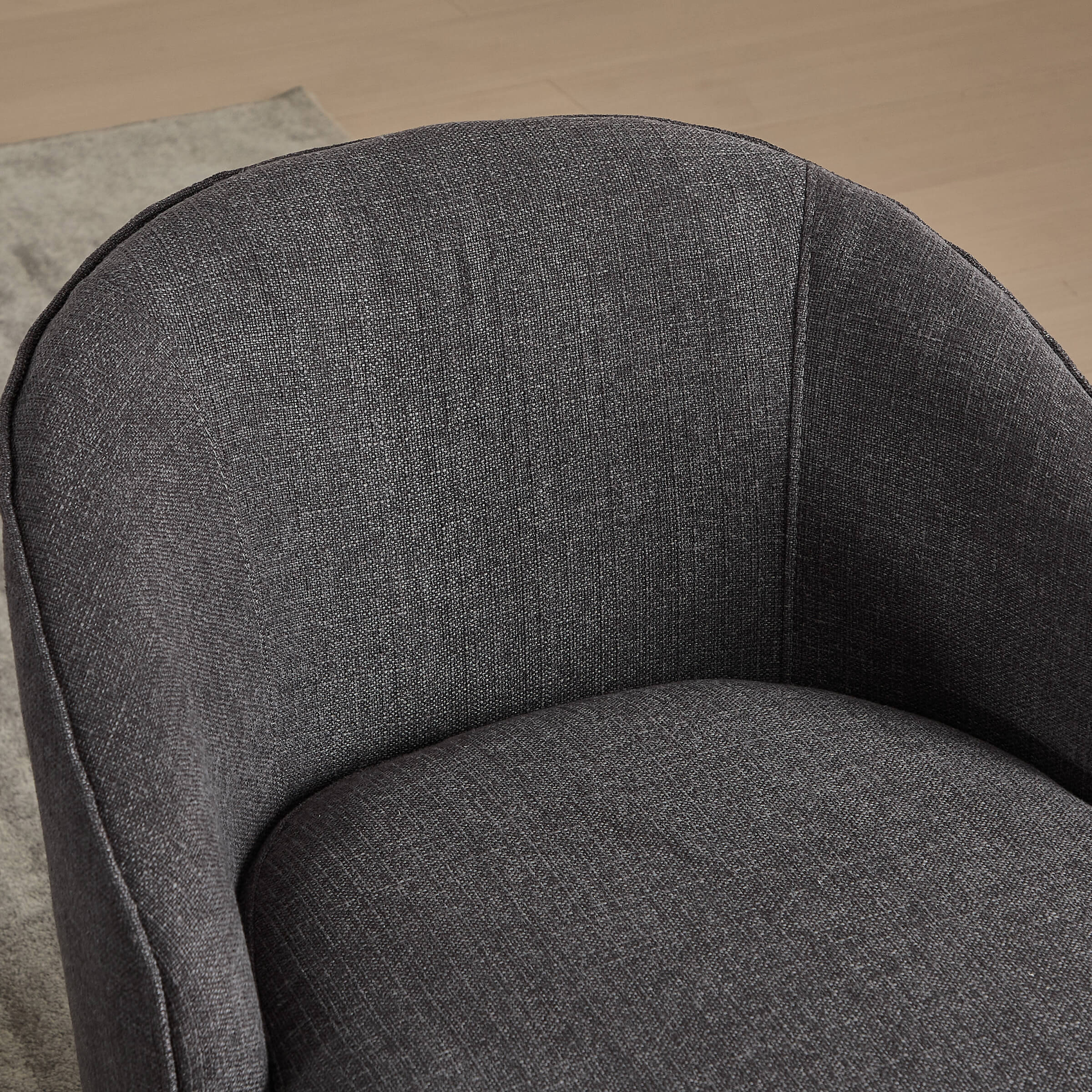 Close-up of chair upholstery fabric