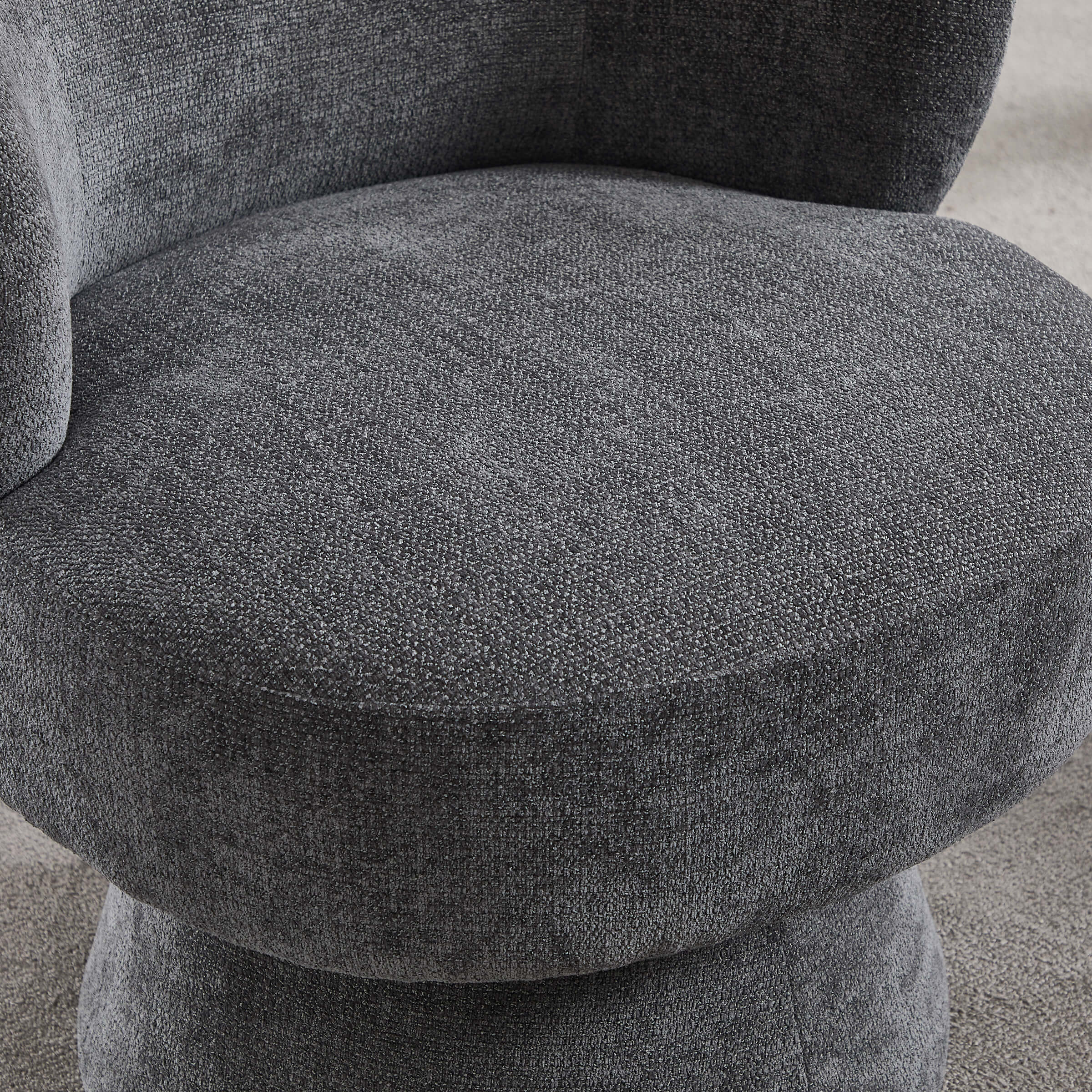 KMAX Modern Accent Round Swivel Armchair - 9918DC