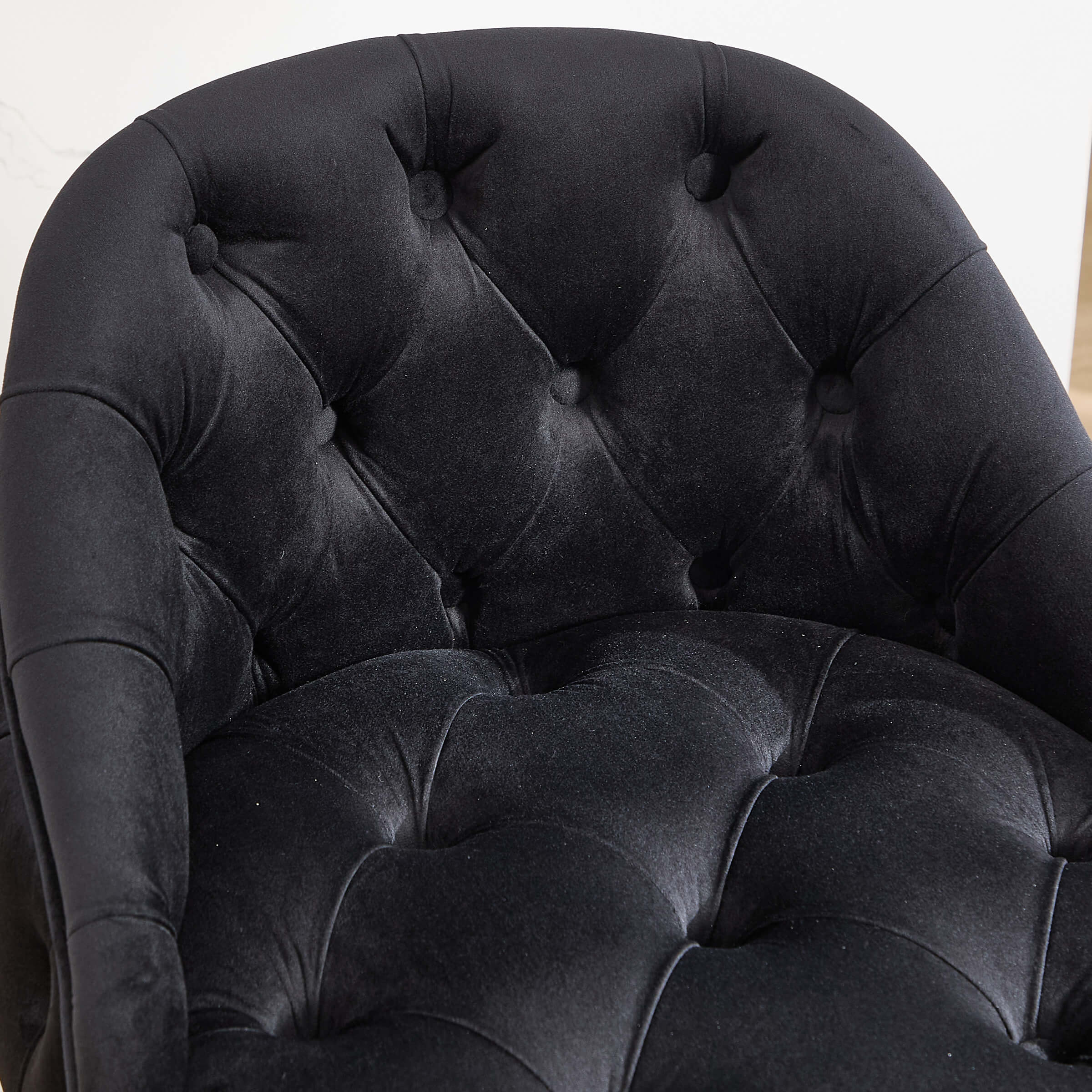 Velvet Counter Height Bar Stool with Back - 2429CS
