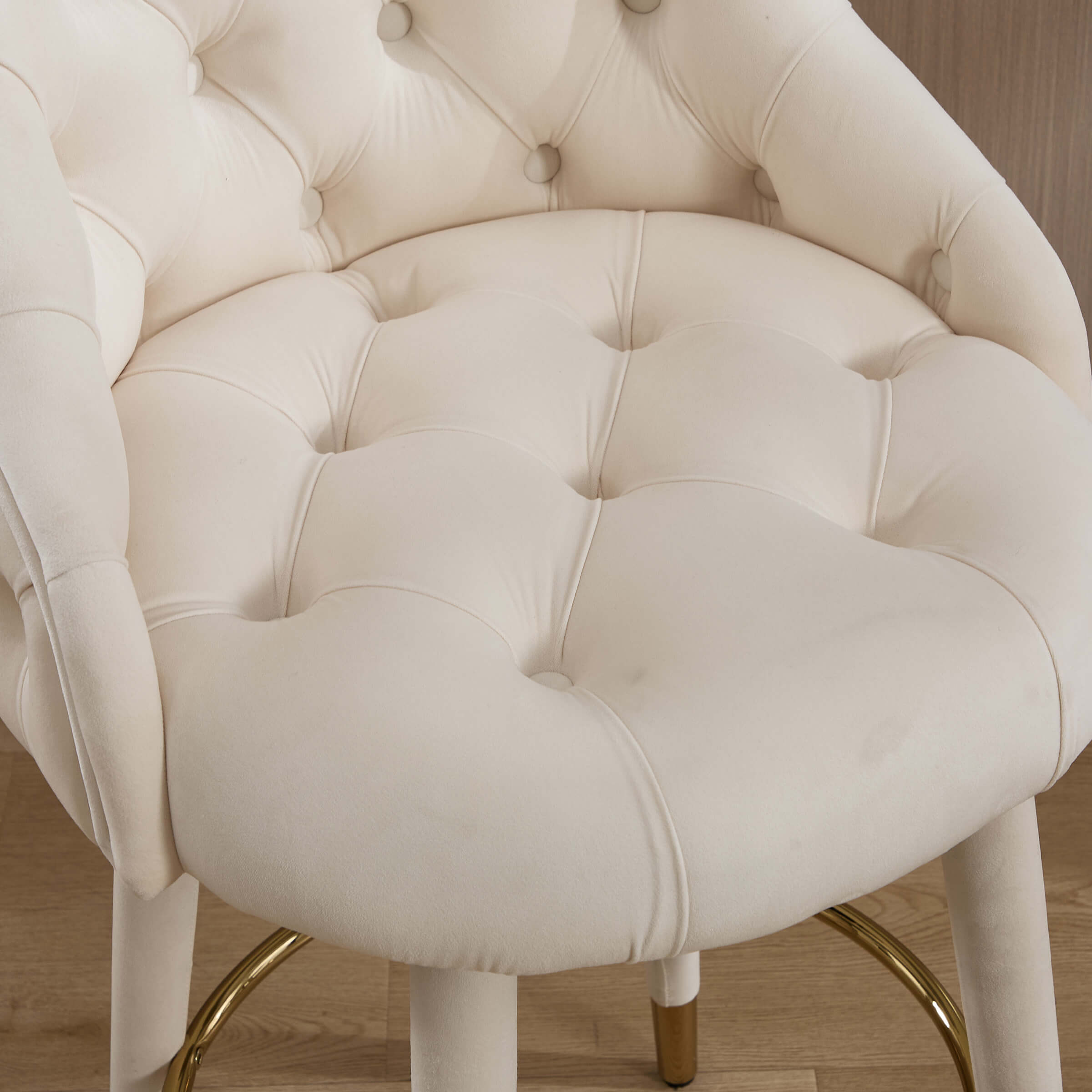 Velvet Counter Height Bar Stool with Back - 2429CS