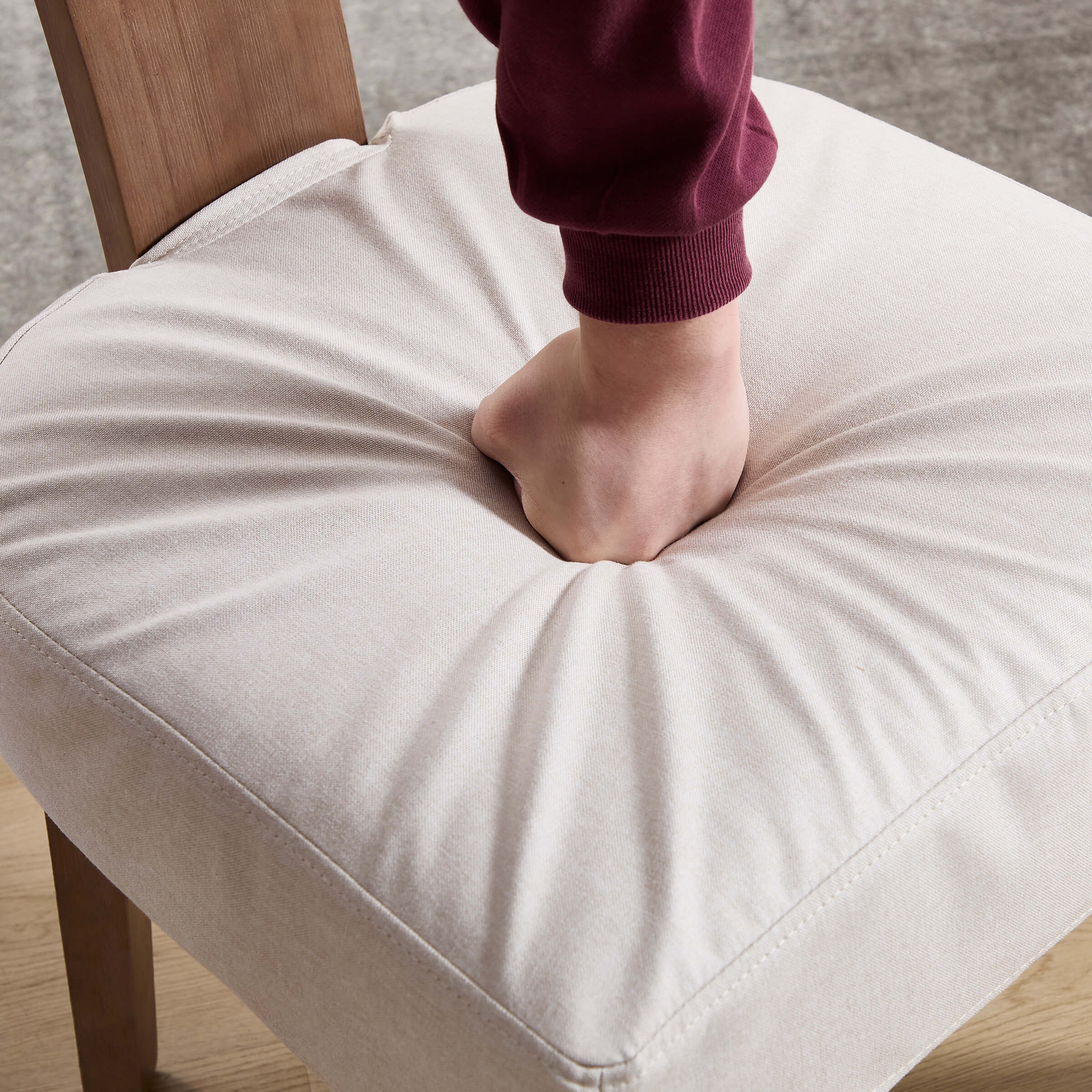 CIMOTA Classic Curved Open Back Dining Chairs Set of 2 - 1670&1917&1918