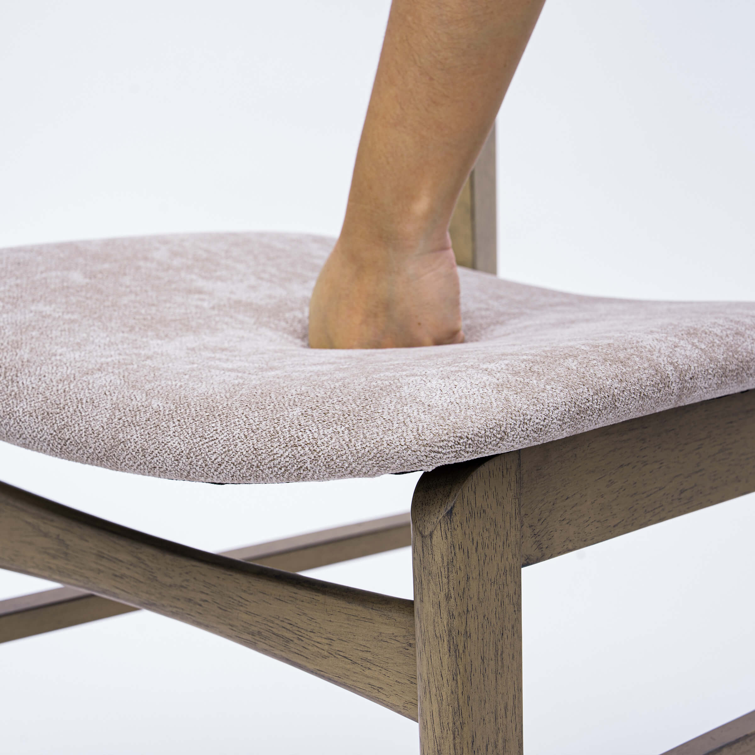 VESCASA Dining Chairs with Curved Open Back - 60131DC