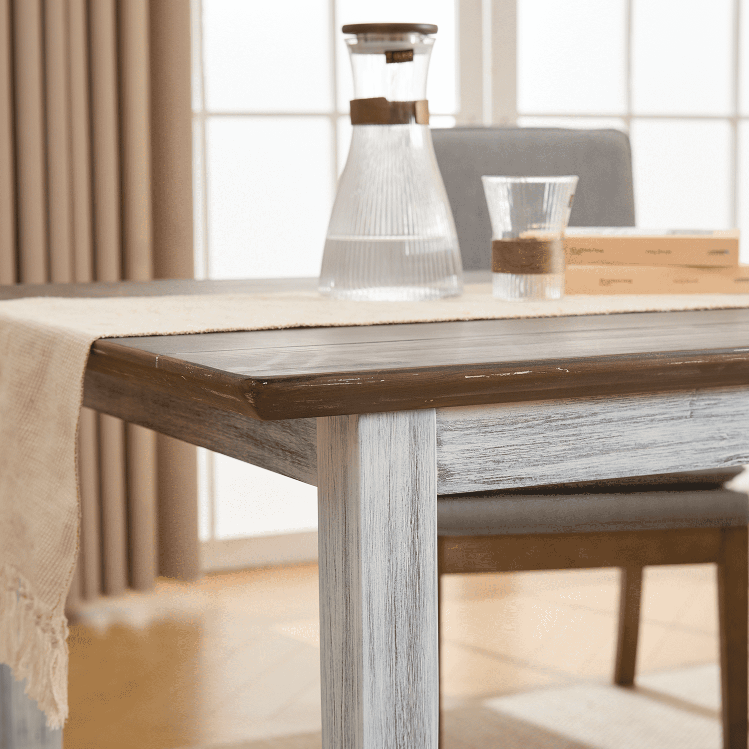 CIMOTA Farmhouse Wooden Dining Table - 22745DT