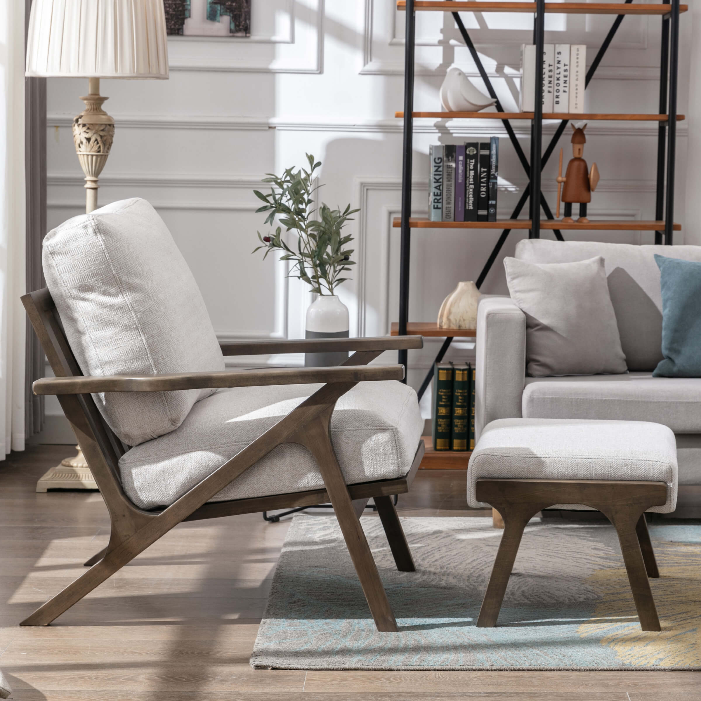 VESCASA Mid Century Modern Arm Chair - 3422AC