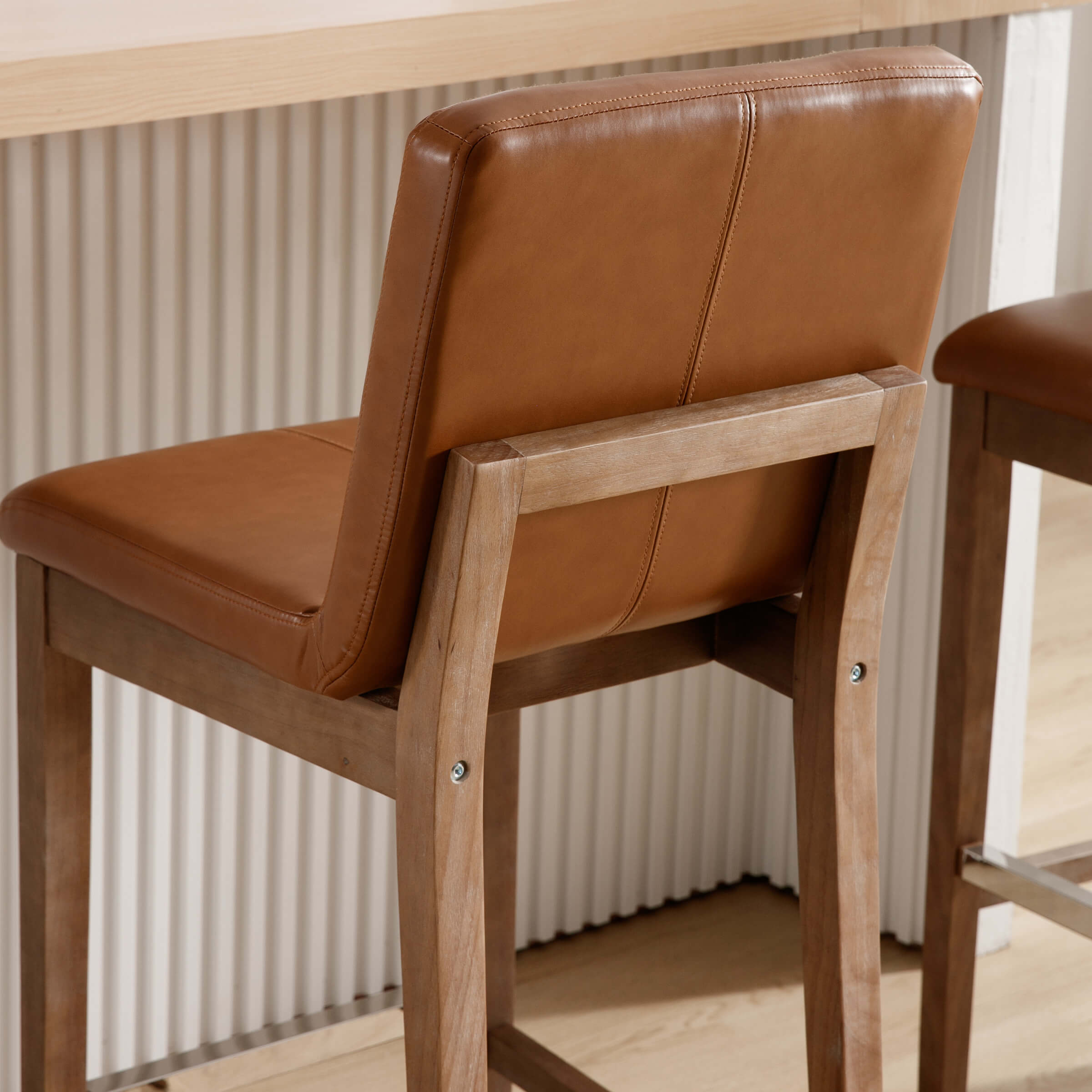 Kmax 26"H Modern Counter Height Bar Stools Set of 2 - 5730CS