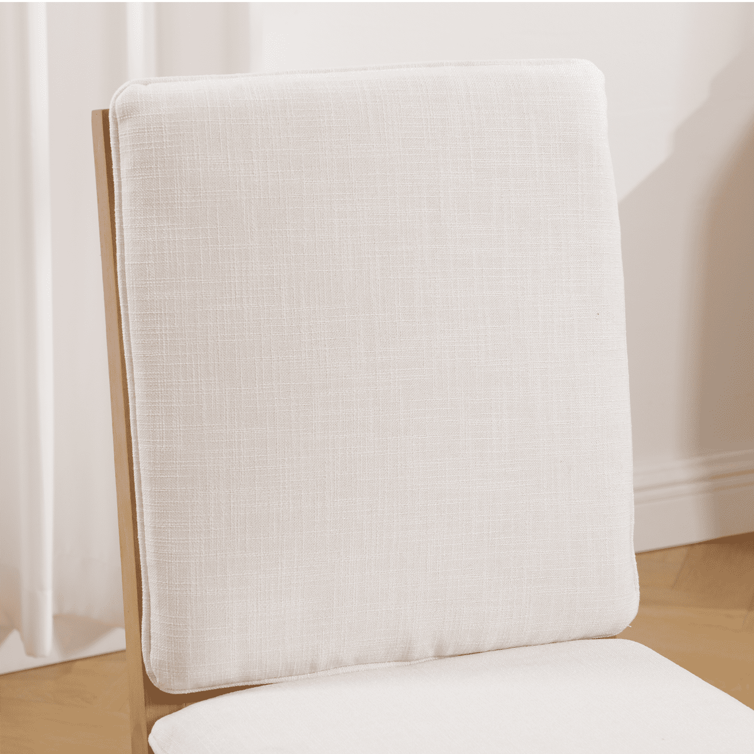 CIMOTA Removable Double Cushion Dining Chairs Set of 2 - 10043