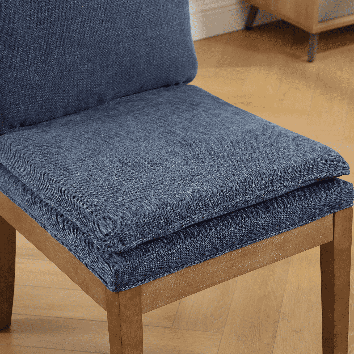 CIMOTA Removable Double Cushion Dining Chairs Set of 2 - 10043