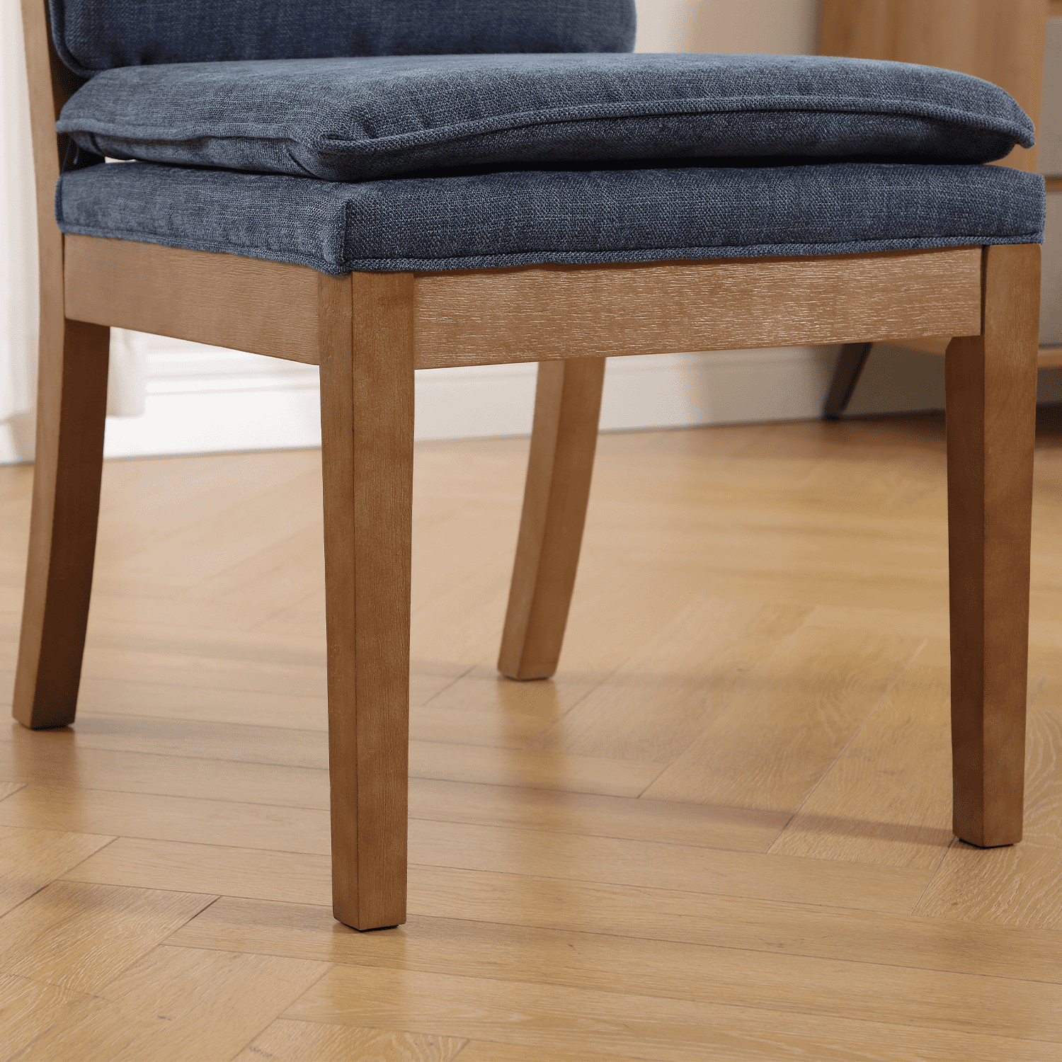 CIMOTA Removable Double Cushion Dining Chairs Set of 2 - 10043