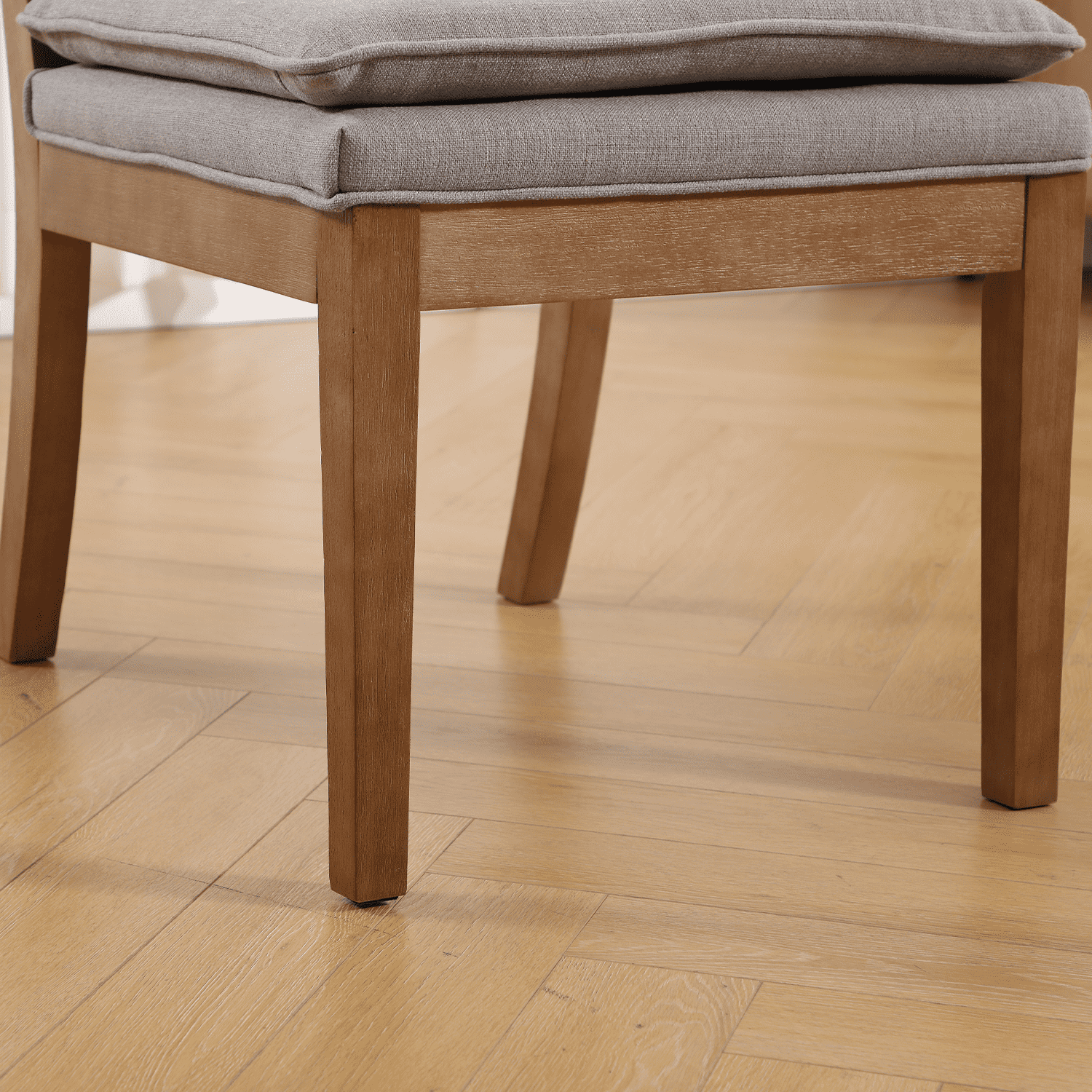 CIMOTA Removable Double Cushion Dining Chairs Set of 2 - 10043