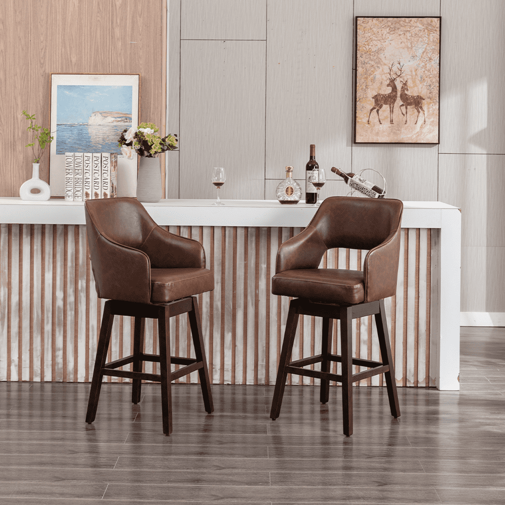 CIMOTA 27 H Open Back Swivel Bar Stools 6550