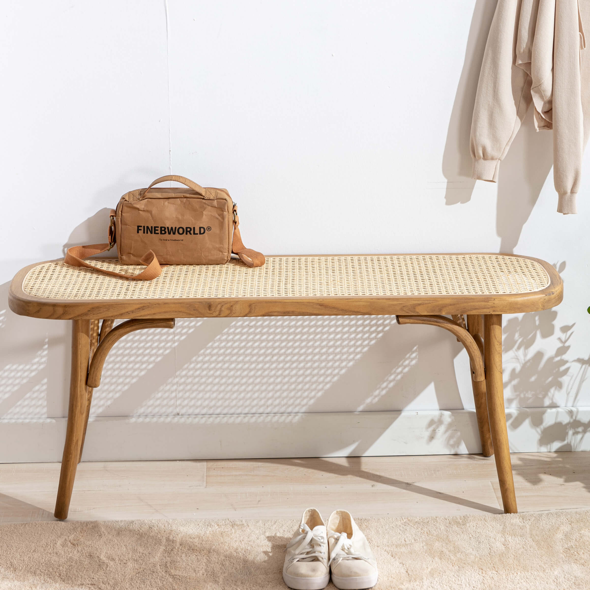 Janoray Wood Dining Bench for Entryway - 1972BH