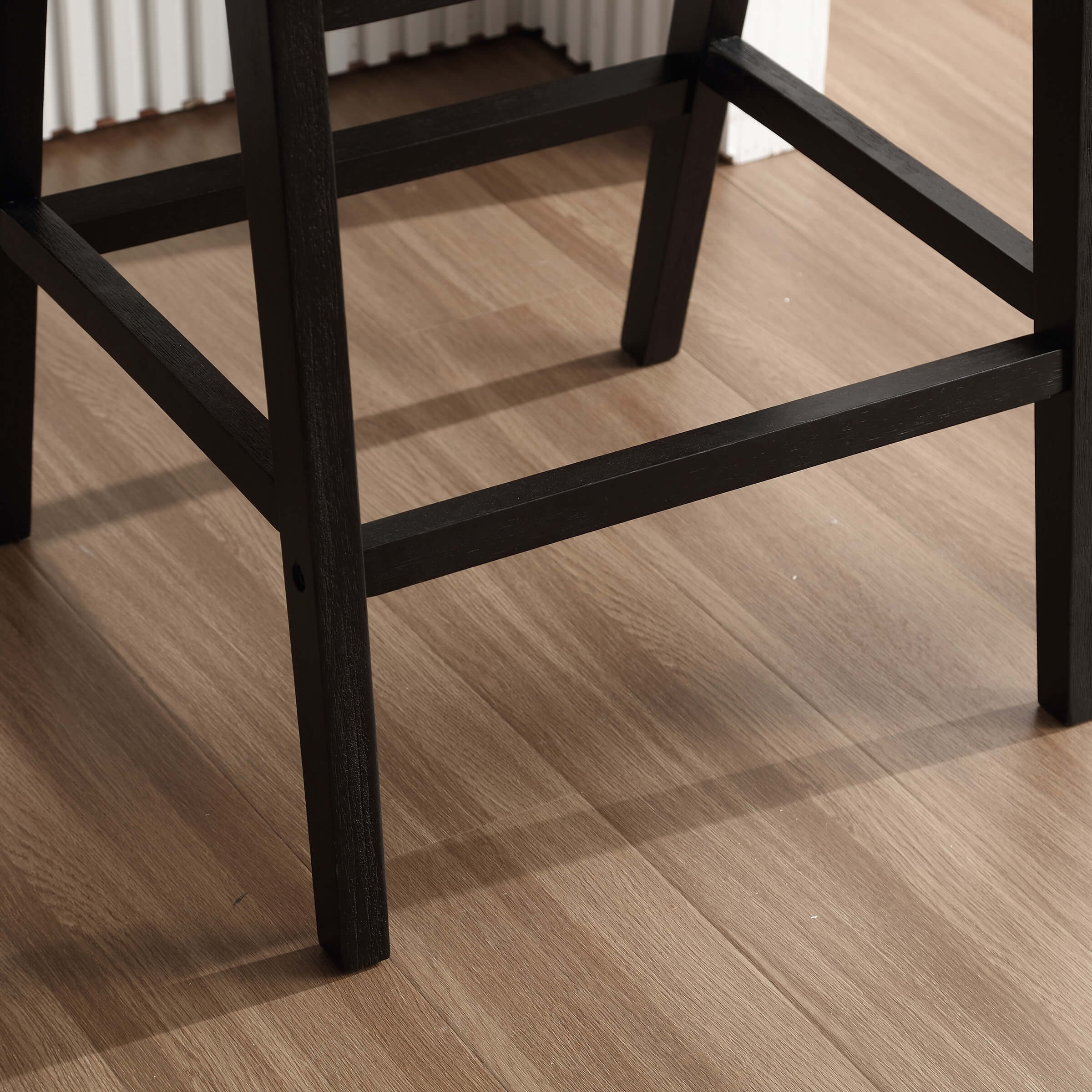 Kmax 27.25"H Woven Linen Counter Stools Set of 2 - 5743CS