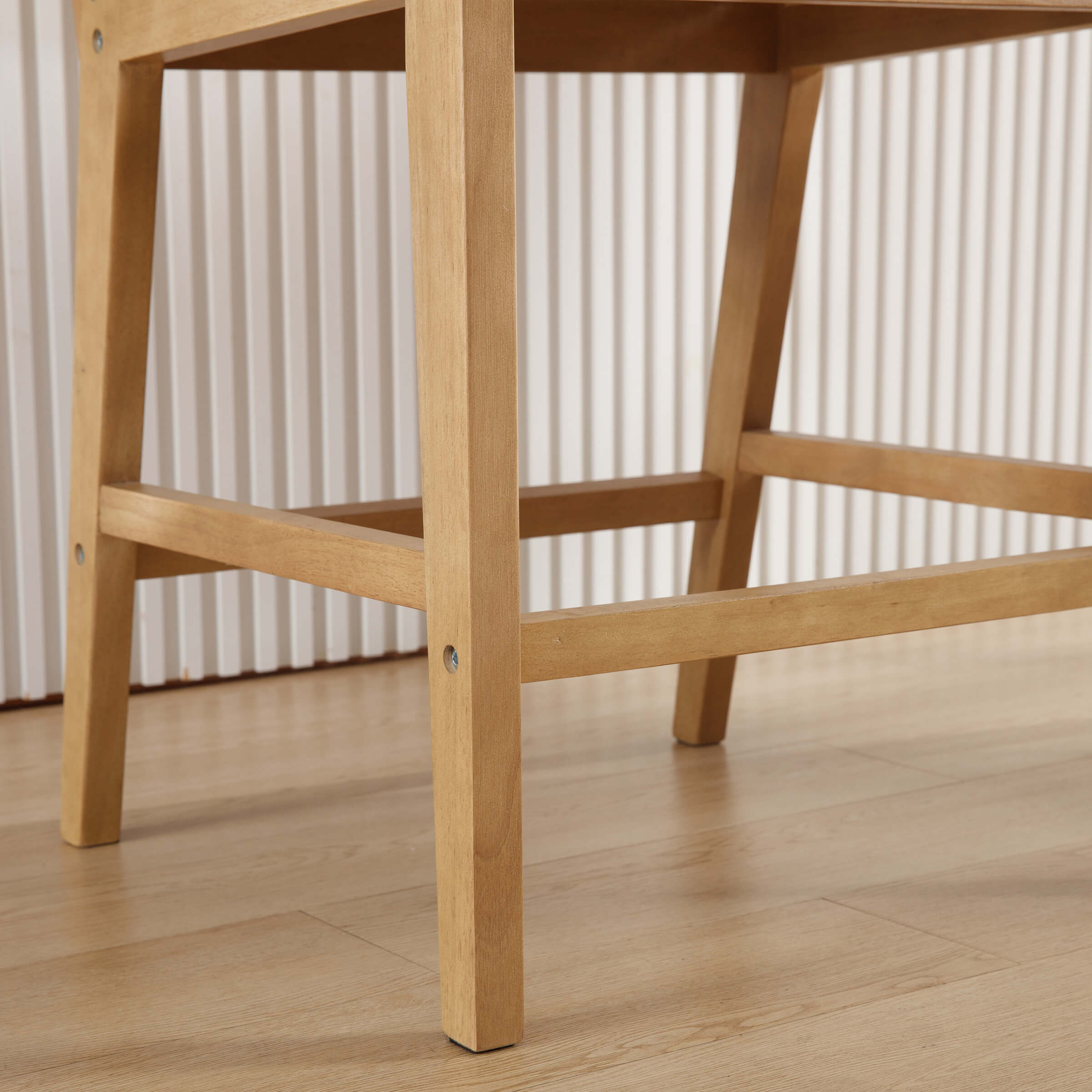 EALSON Farmhouse Rattan Counter Height Bar Stools Set of 2 - 5766CS
