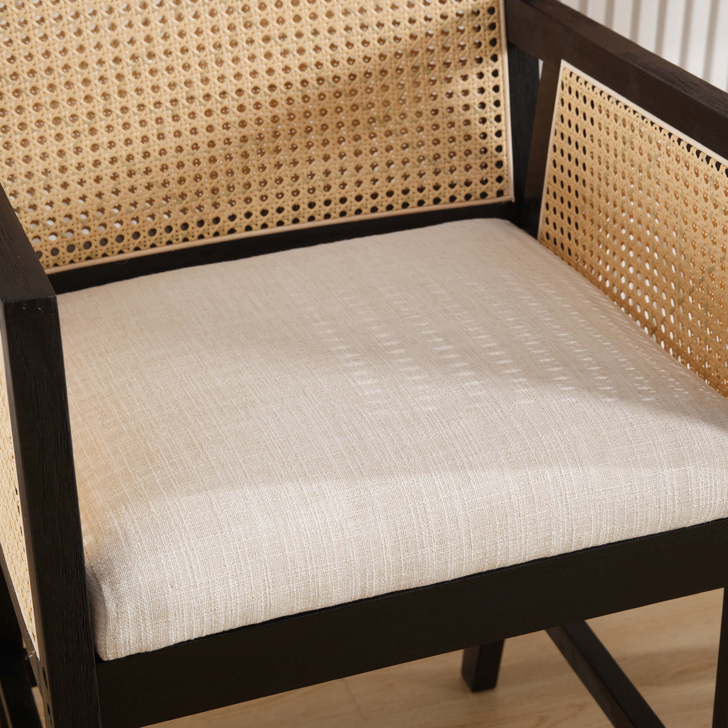 EALSON Farmhouse Rattan Counter Height Bar Stools Set of 2 - 5766CS