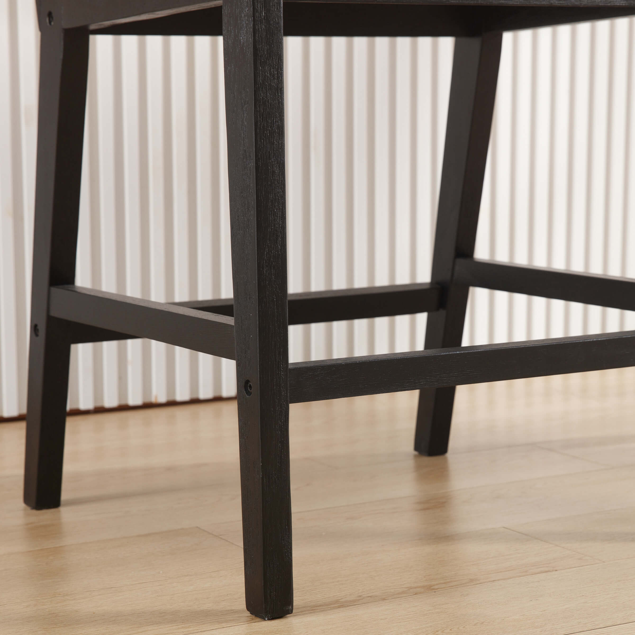 EALSON Farmhouse Rattan Counter Height Bar Stools Set of 2 - 5766CS