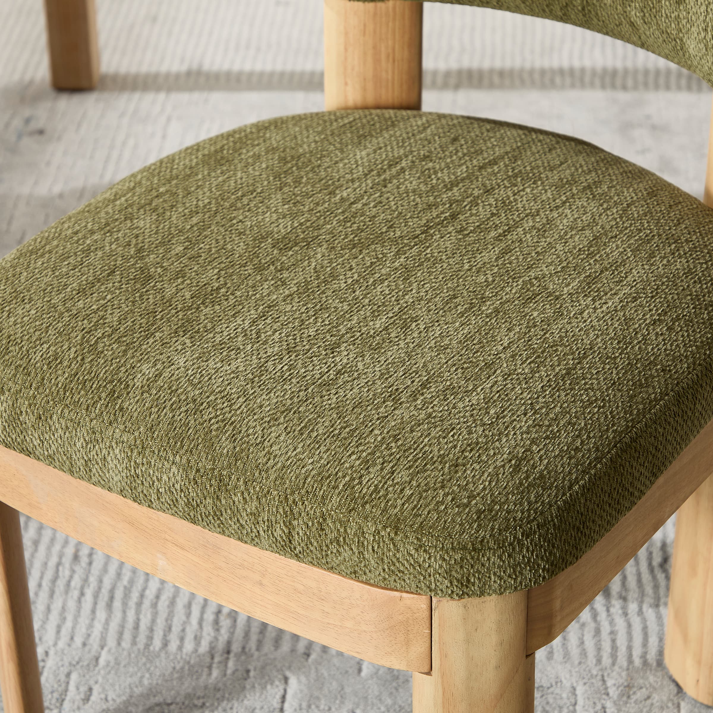 Curved Backrest Dining Room Chairs Set of 2 - 10086DC