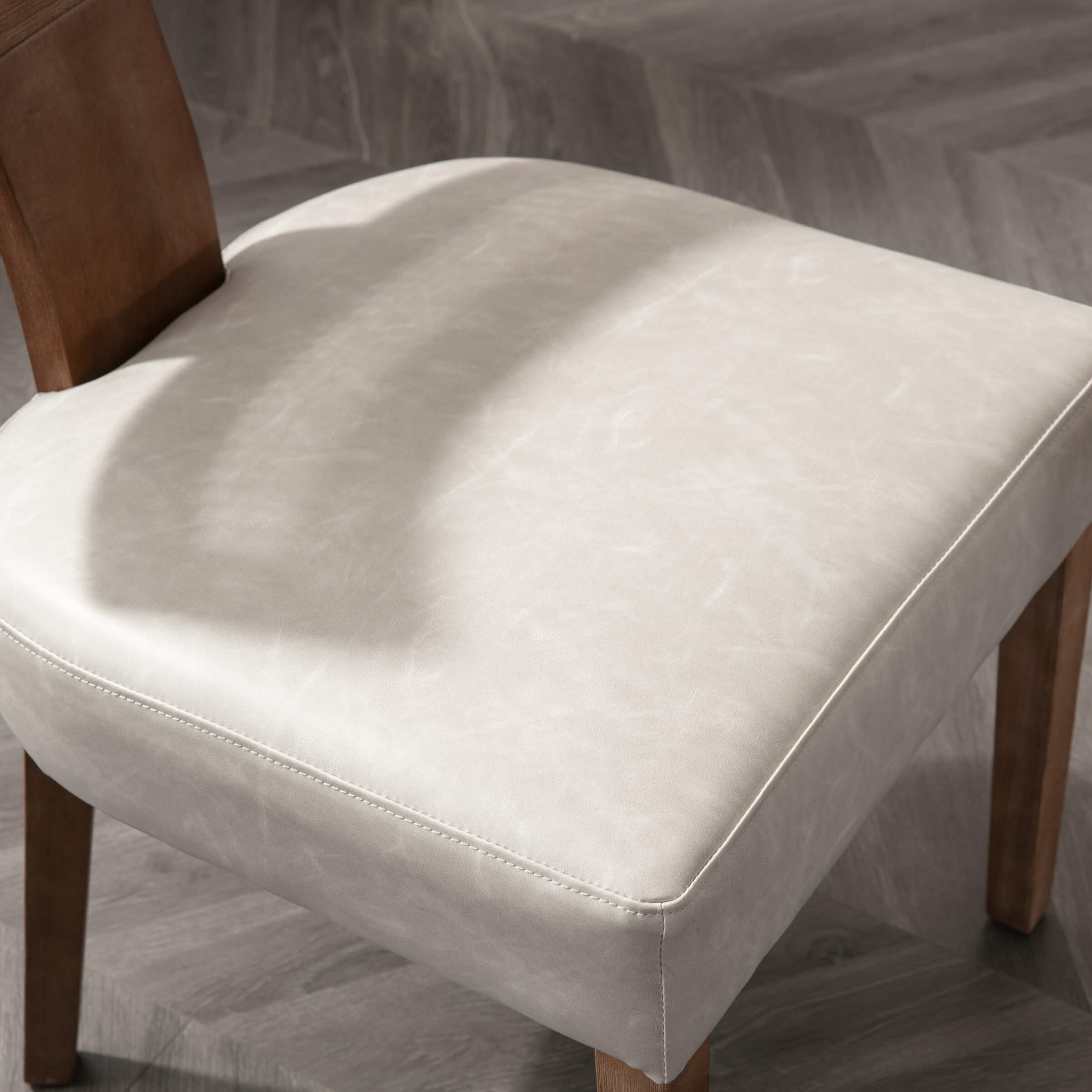 Close-up of seat cushion texture