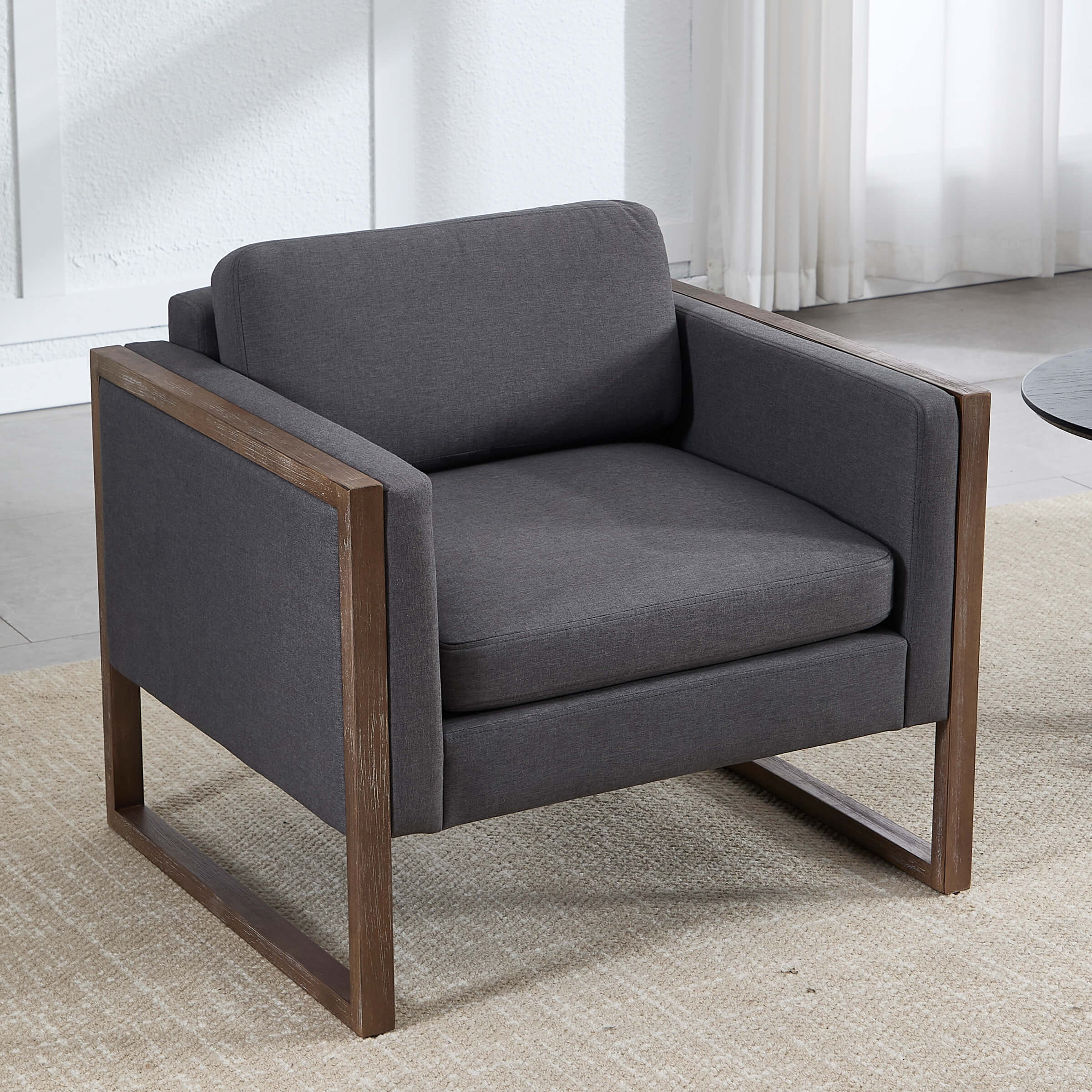 EALSON French Country Accent Chair with Brushed Legs 1 PCS - XX080AC
