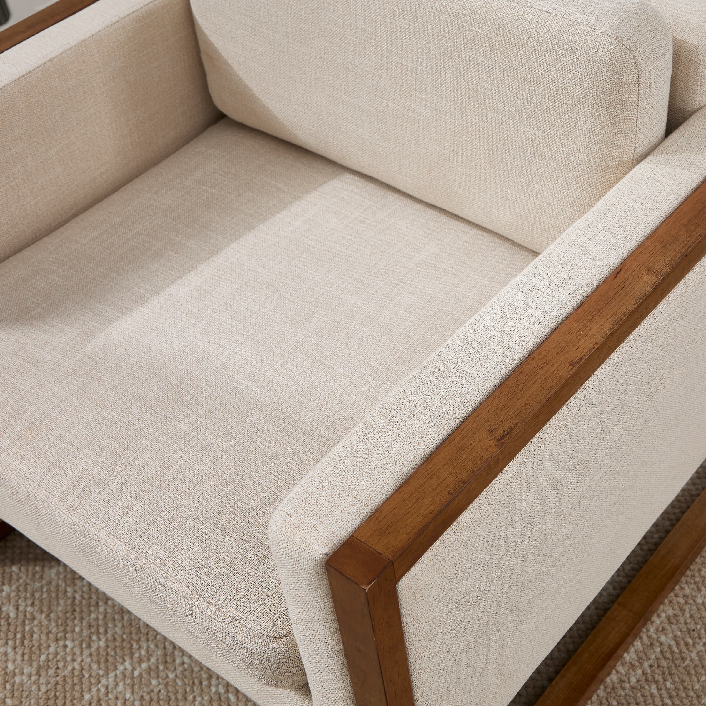 EALSON French Country Accent Chair with Brushed Legs 1 PCS - XX080AC