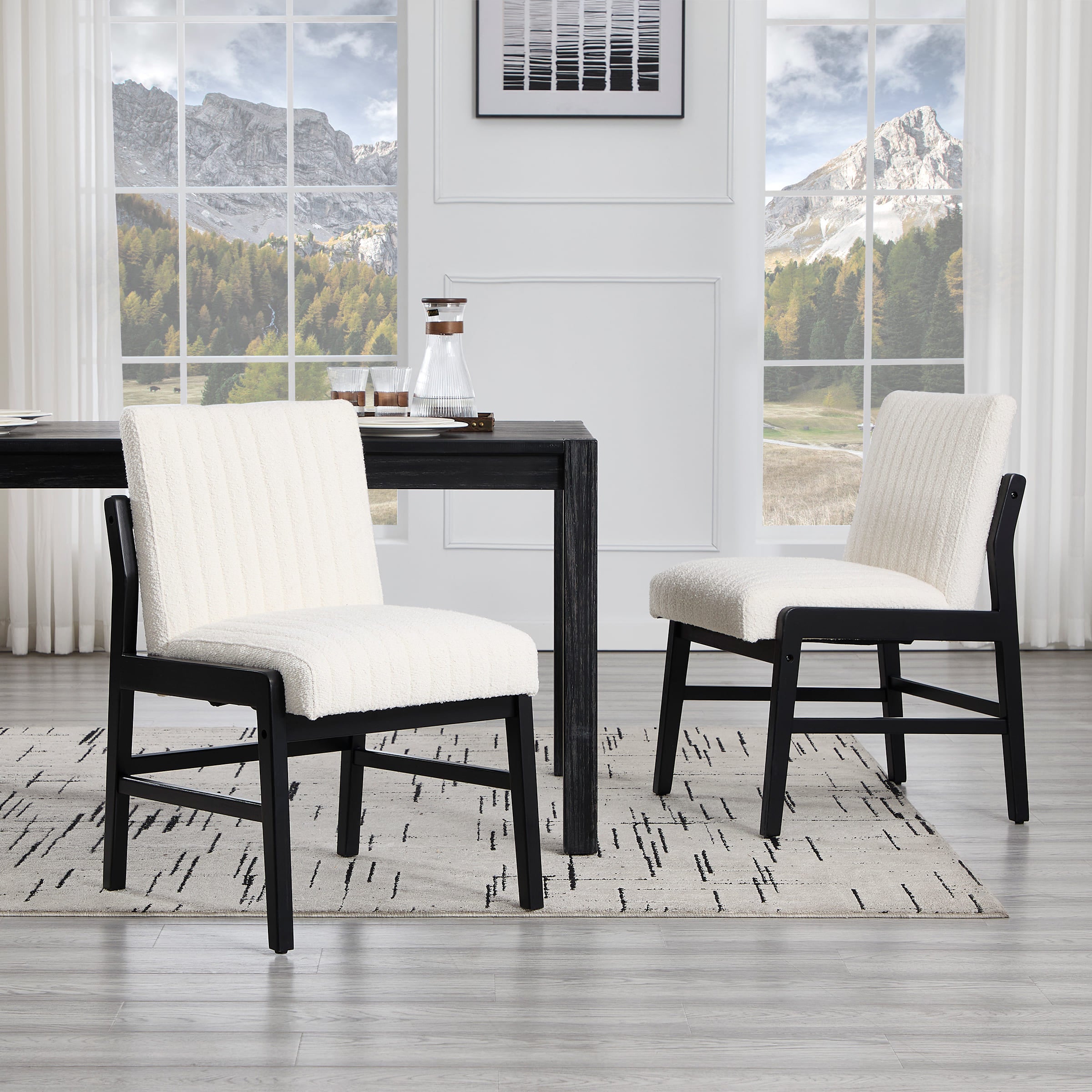 EALSON Mid Century Modern Dining Chairs Set of 2 - 2194DC