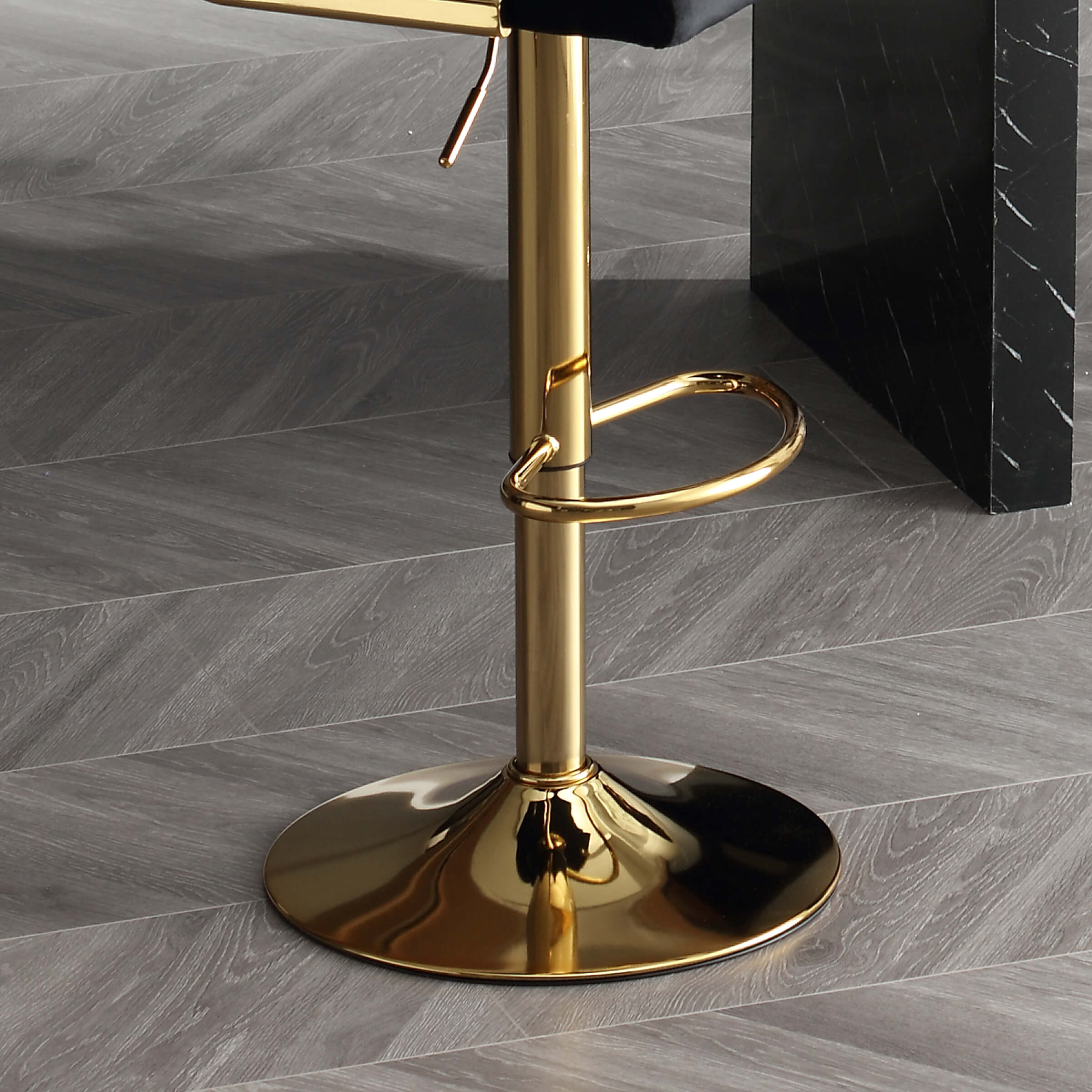 EALSON Glam Adjustable Swivel Bar Stools Set of 2 - 1715AB