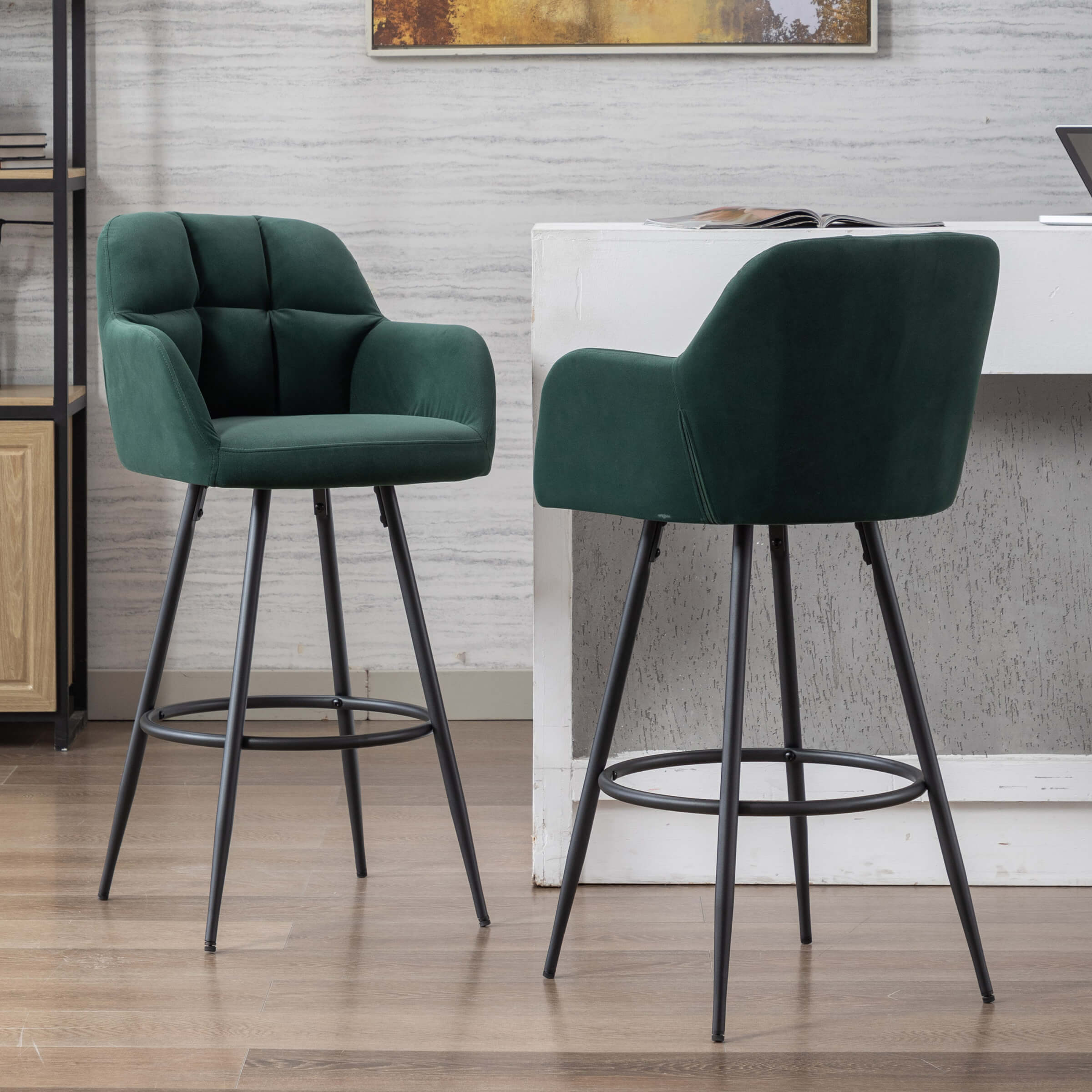 EALSON Modern Swivel Bar Stools Set of 2 - 5117