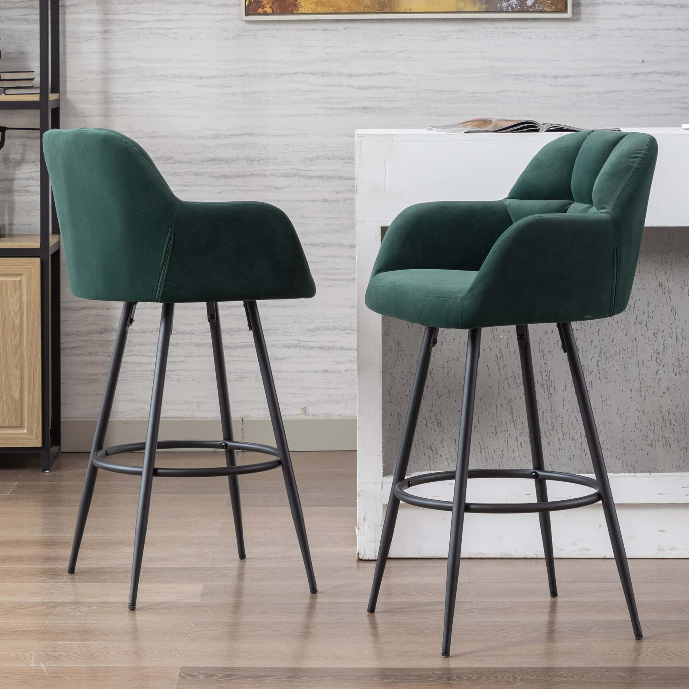 EALSON Modern Swivel Bar Stools Set of 2 - 5117