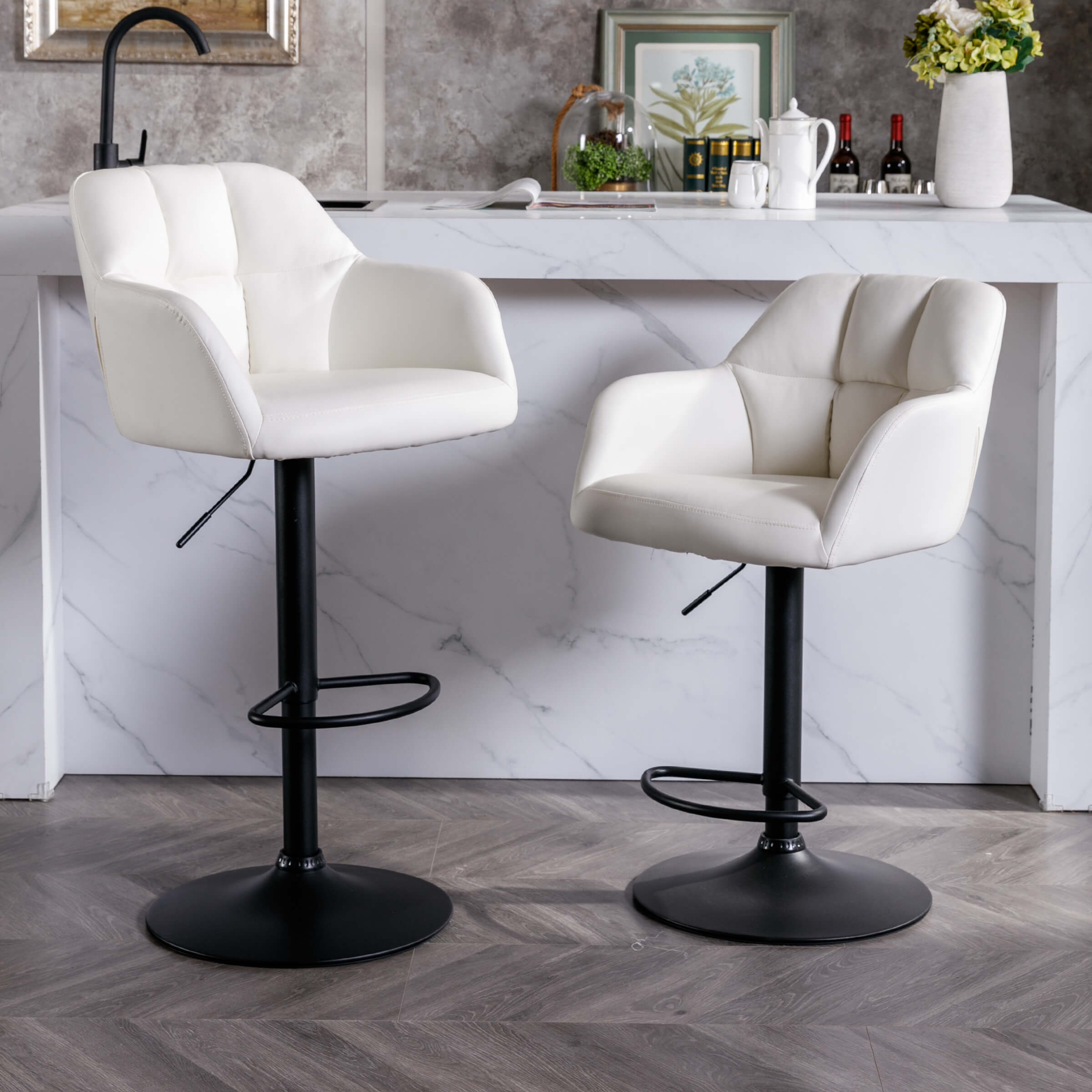 EALSON Modern Swivel Bar Stools Set of 2 - 5117