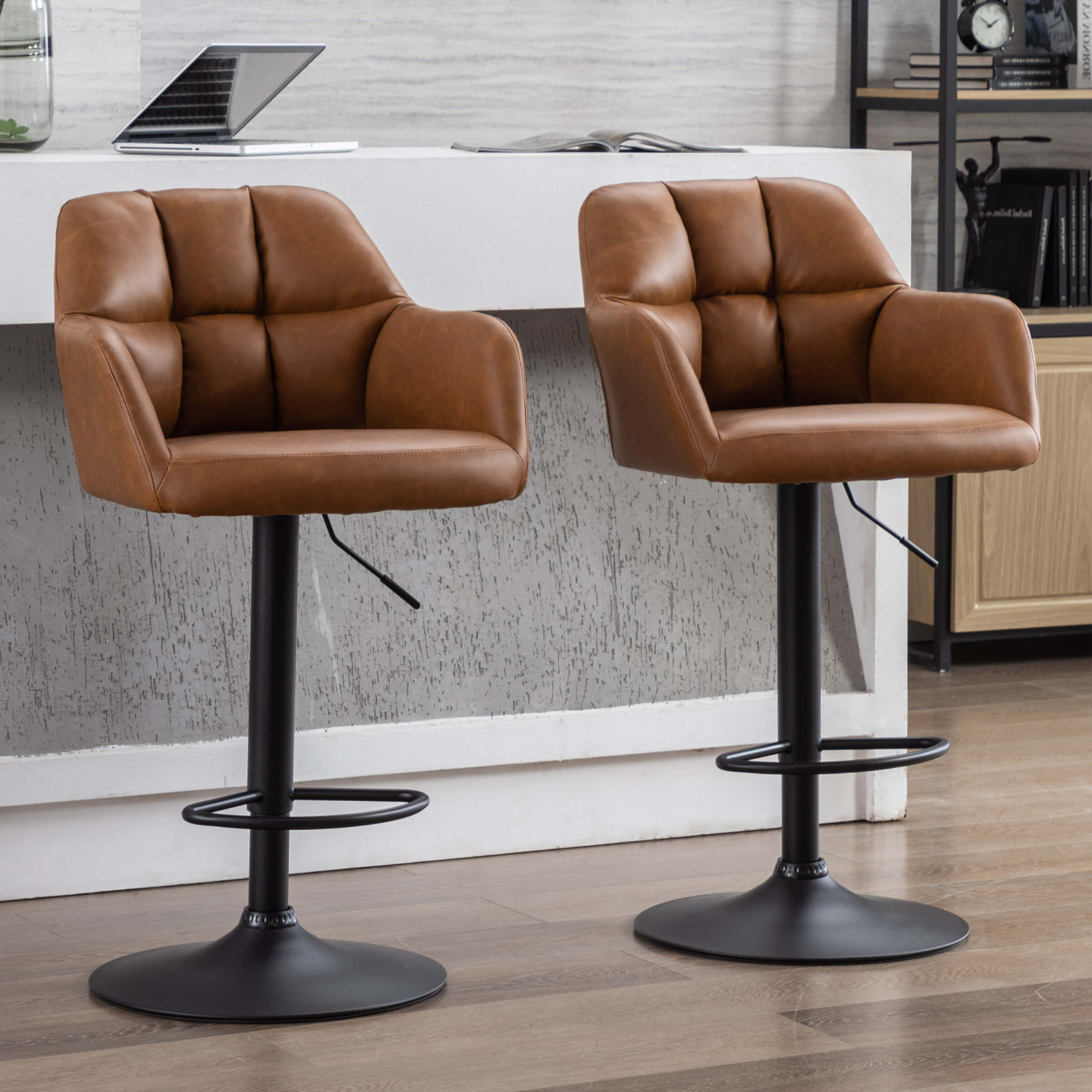 EALSON Modern Swivel Bar Stools Set of 2 - 5117