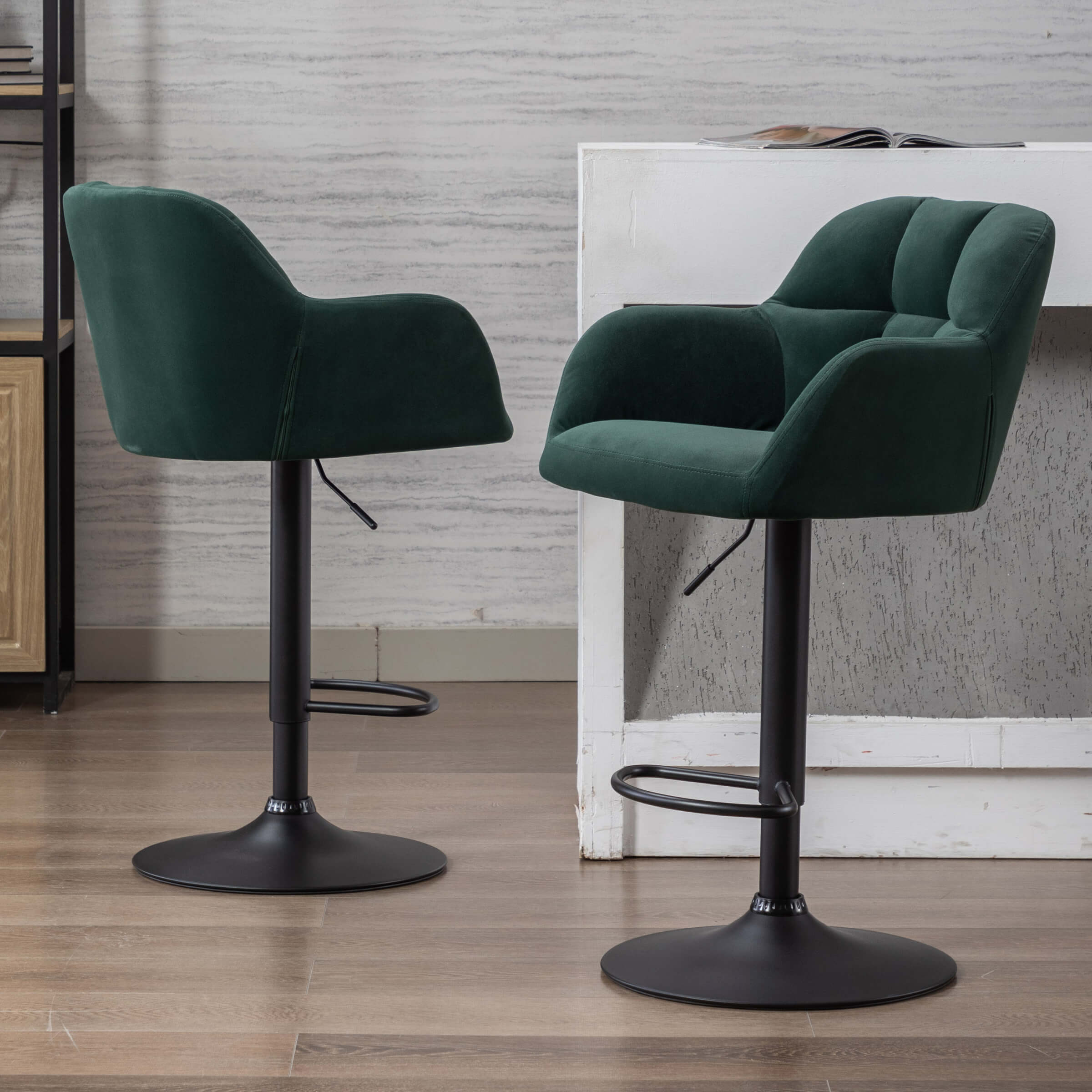 EALSON Modern Swivel Bar Stools Set of 2 - 5117