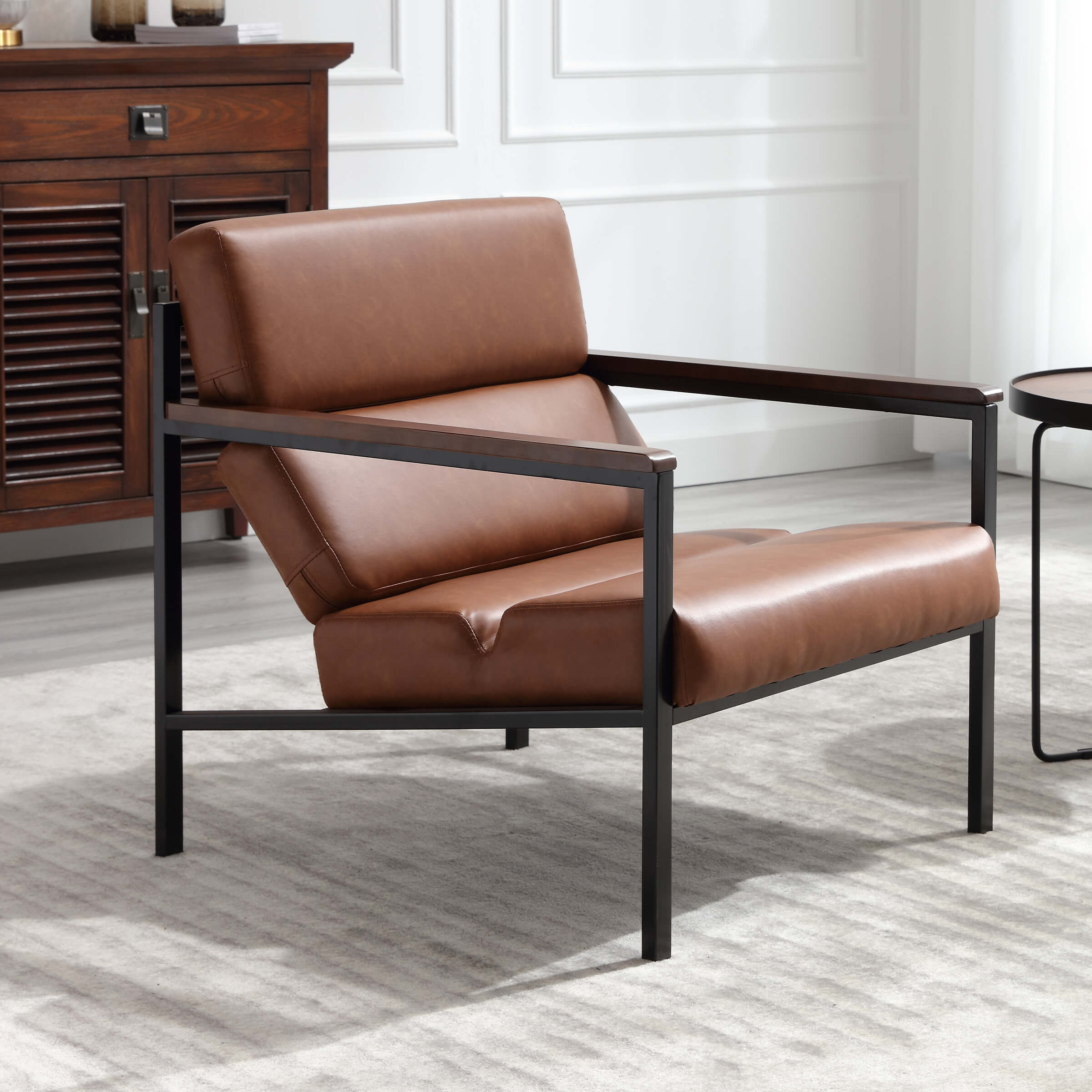 EALSON Modern Metal Frame Accent Chair 1 PCS - X380AC