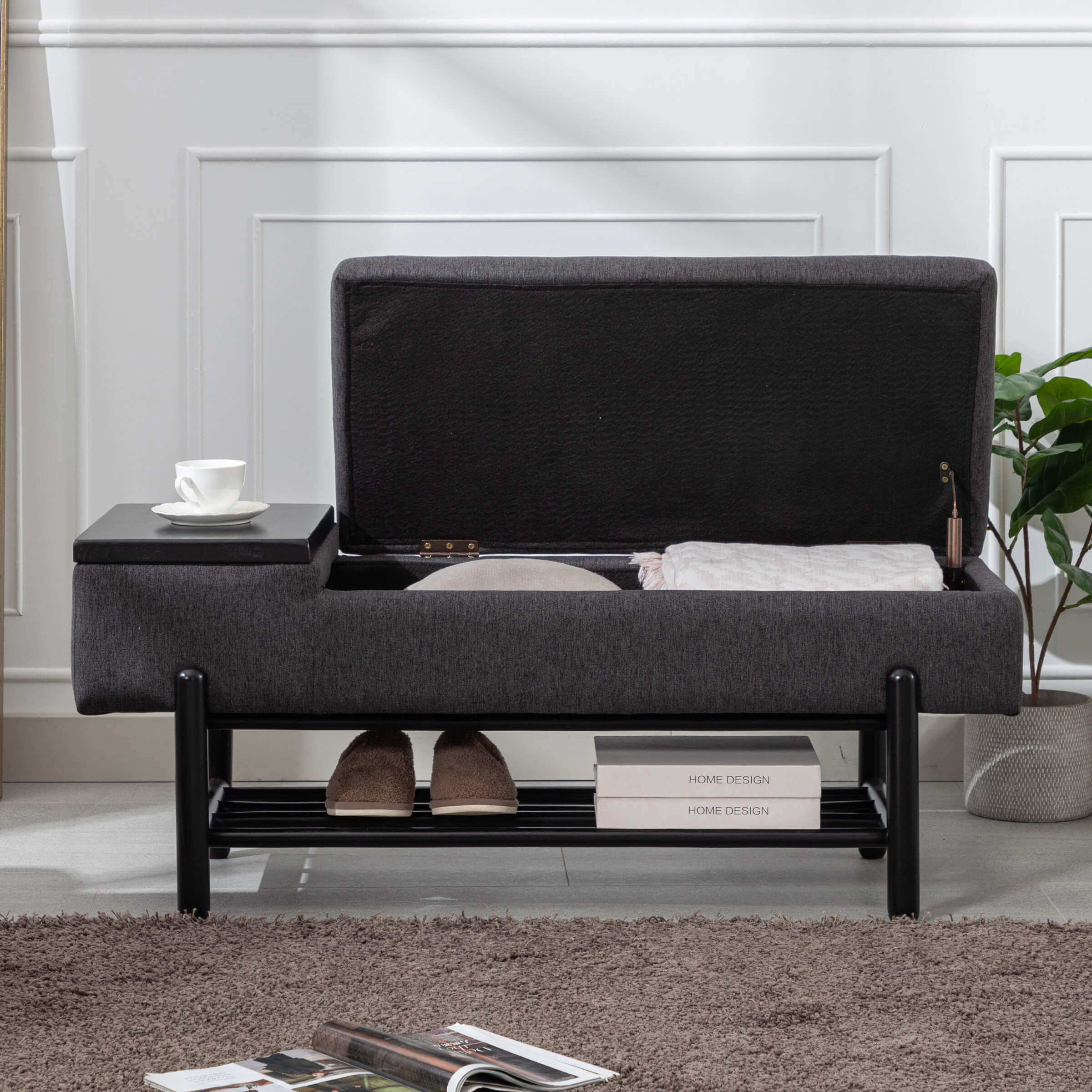 EALSON Modern Storage End of Bench - 2541BH
