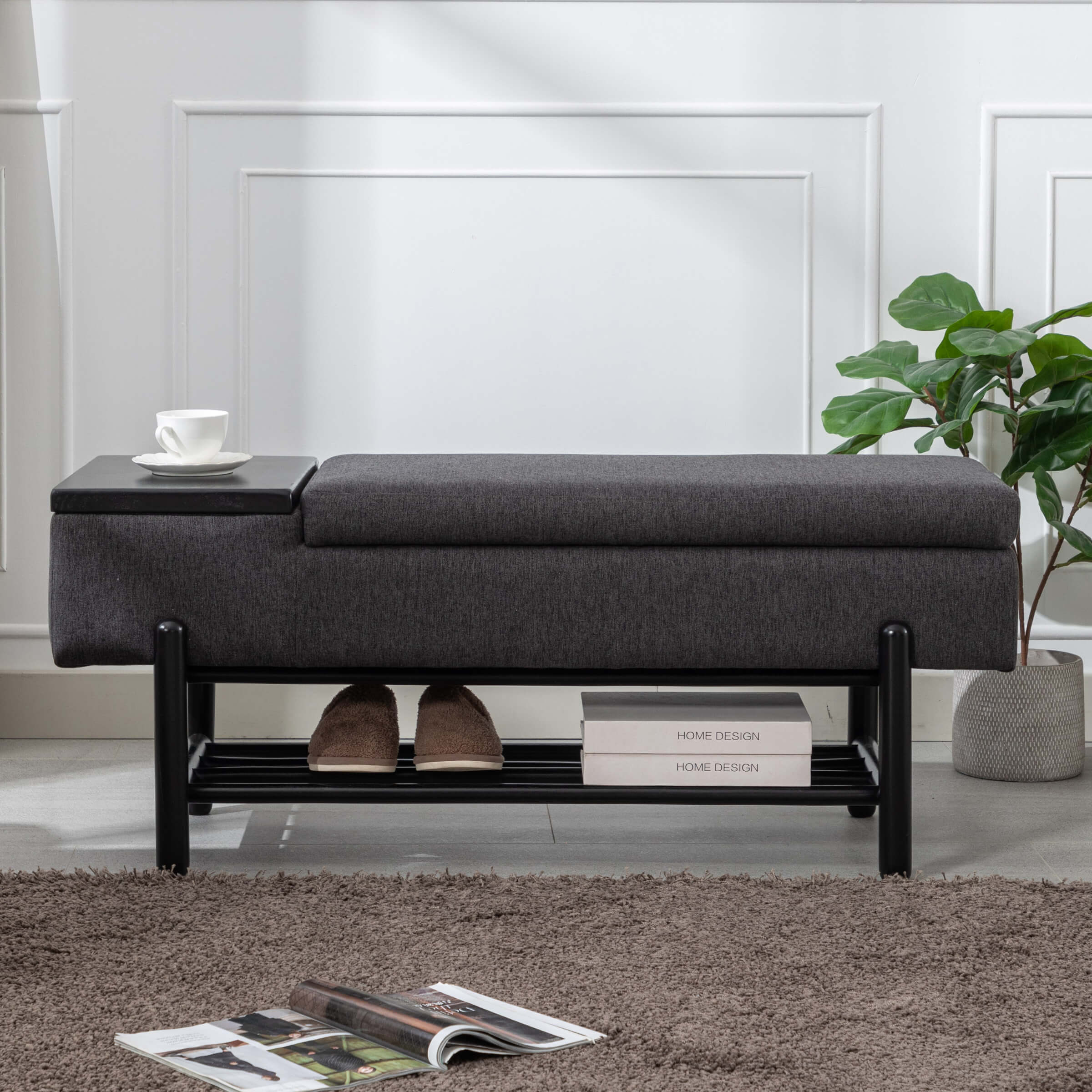 EALSON Modern Storage End of Bench - 2541BH