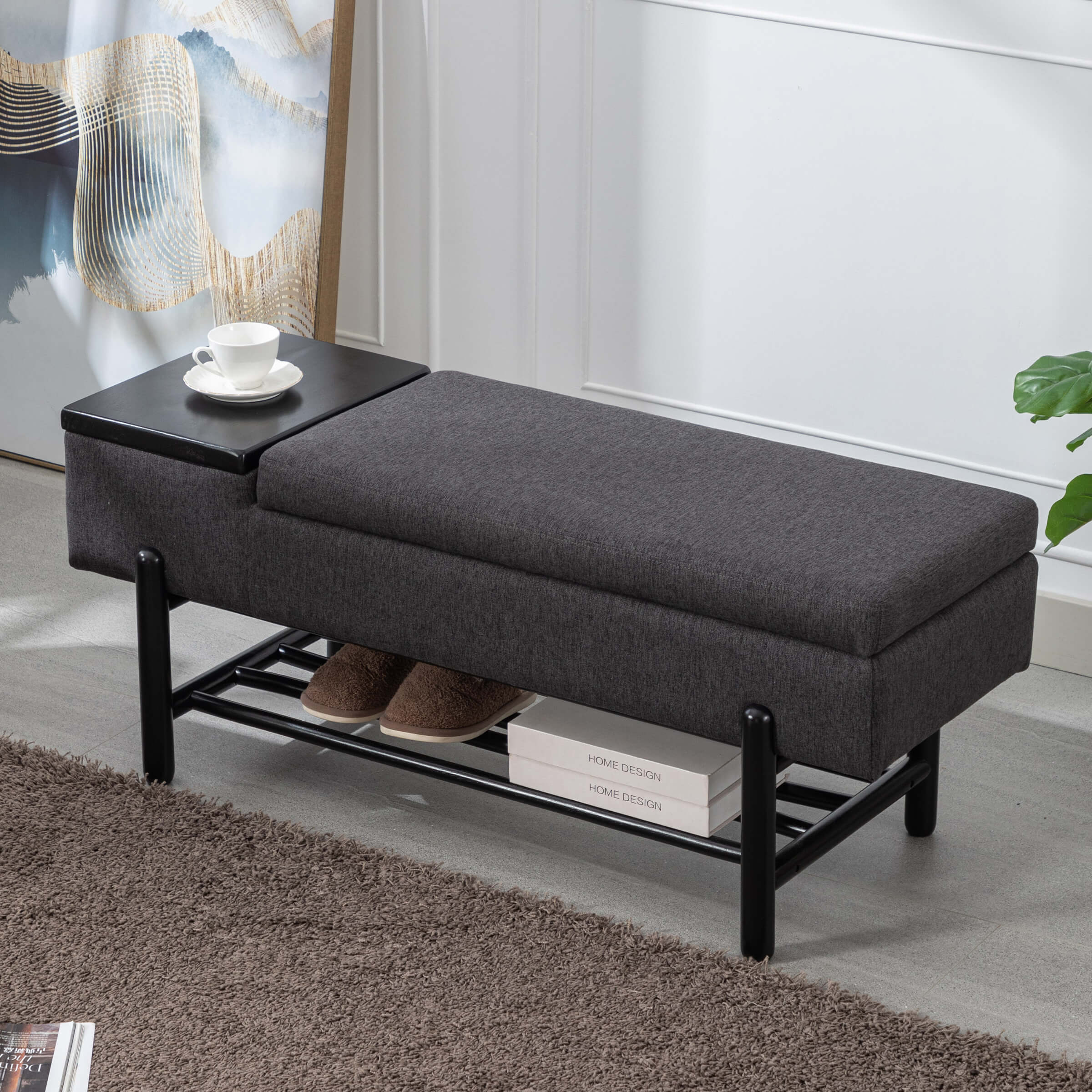 EALSON Modern Storage End of Bench - 2541BH